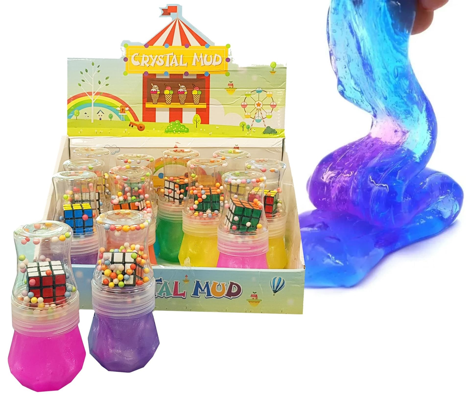

MASA MAGICZNA SLIME BROKATOWA KOSTKA