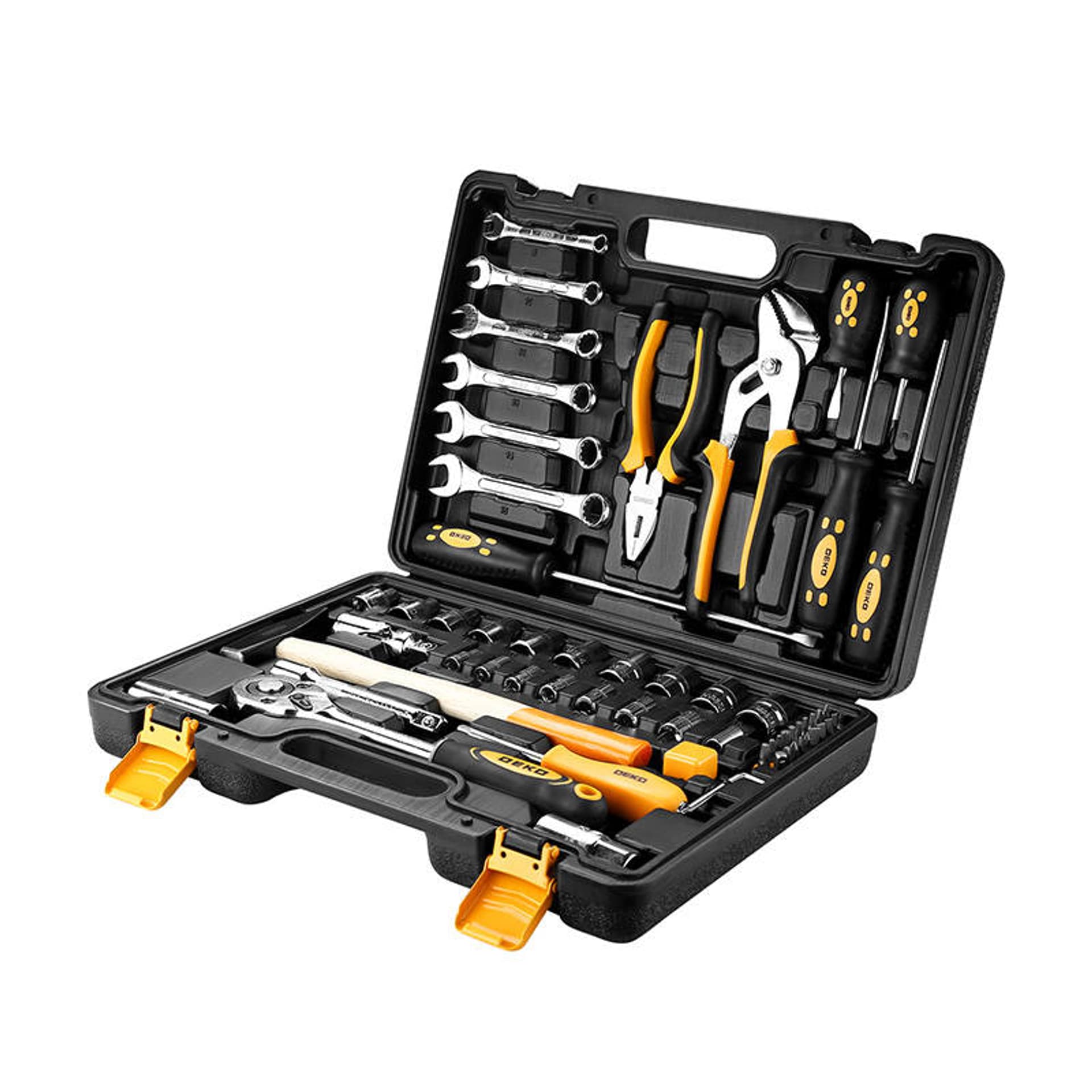 

Zestaw narzędzi Deko Tools DKMT63, 63 sztuk