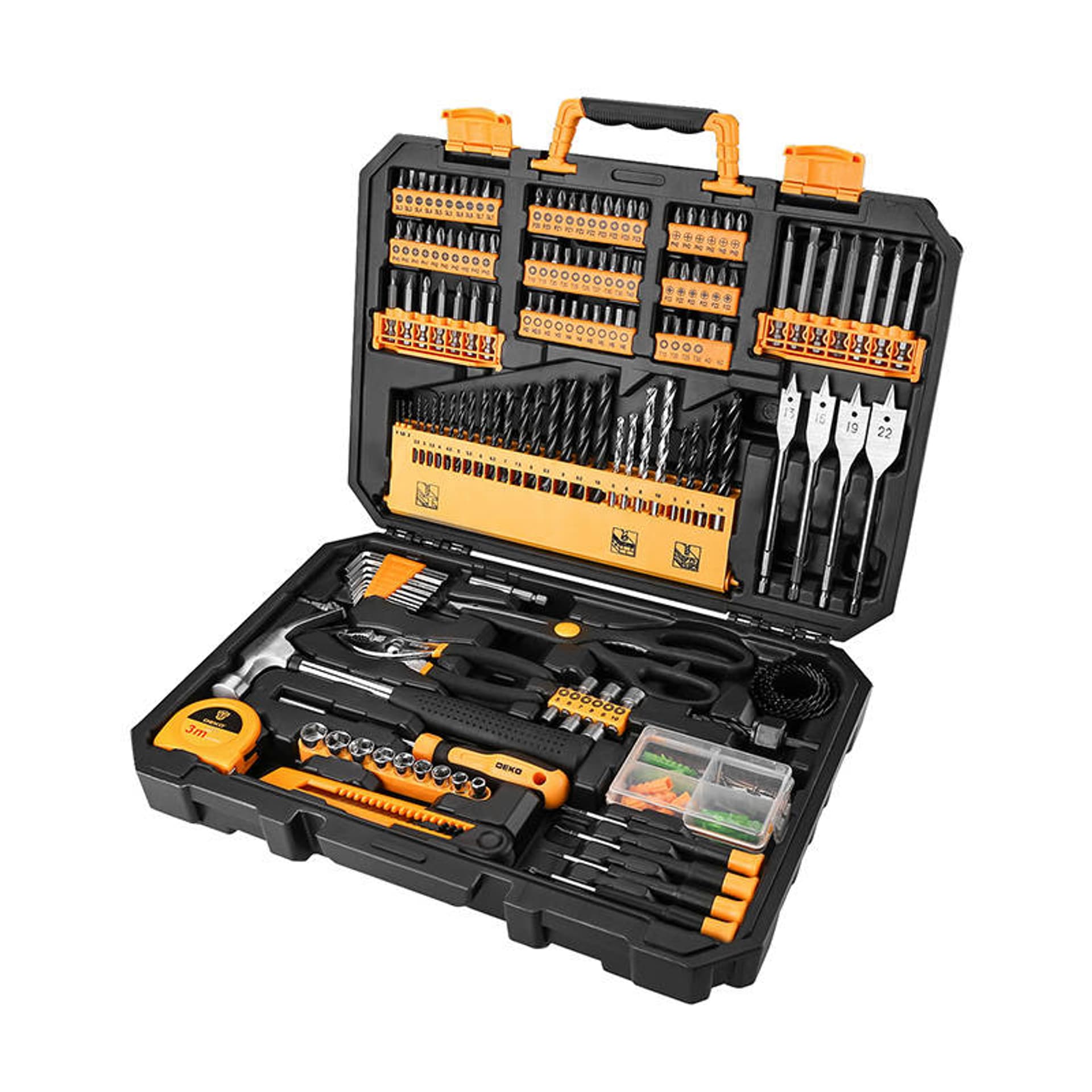 

Zestaw narzędzi Deko Tools DKMT200, 200 sztuk