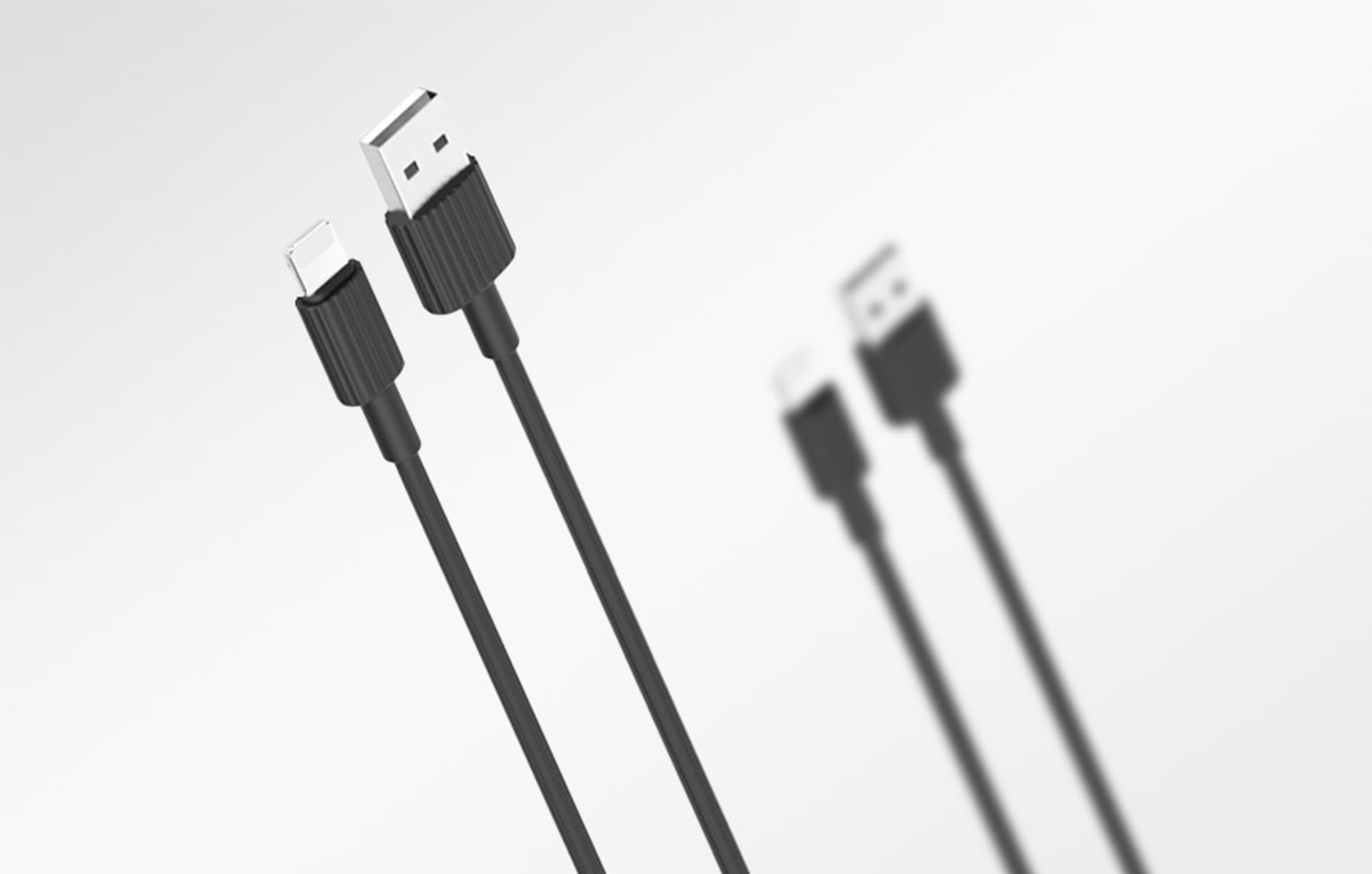 

Kabel USB do Lighting XO NB156 2.1A 1m (czarny)