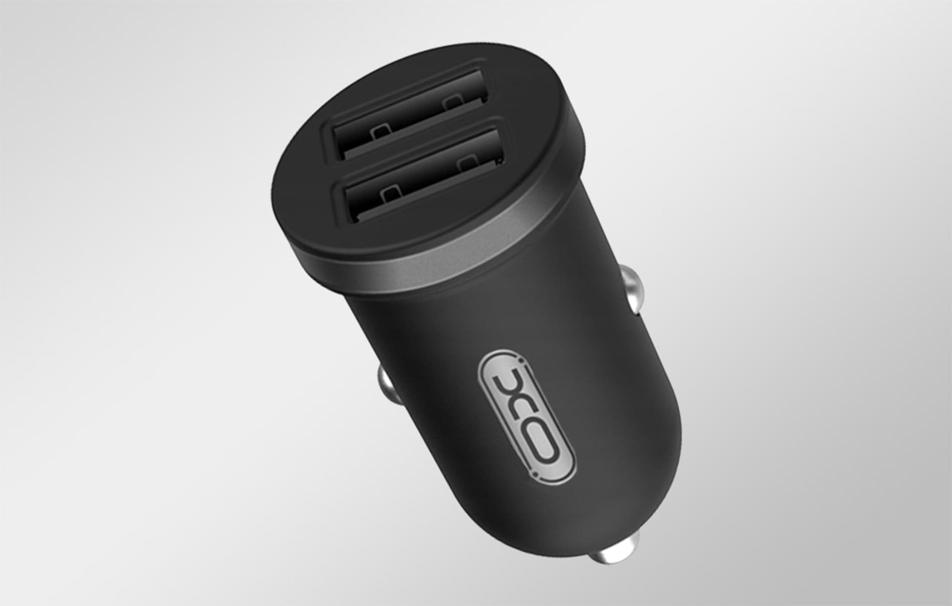 

Mini ładowarka samochodowa z kablem Lightning XO TZ08 (czarny)