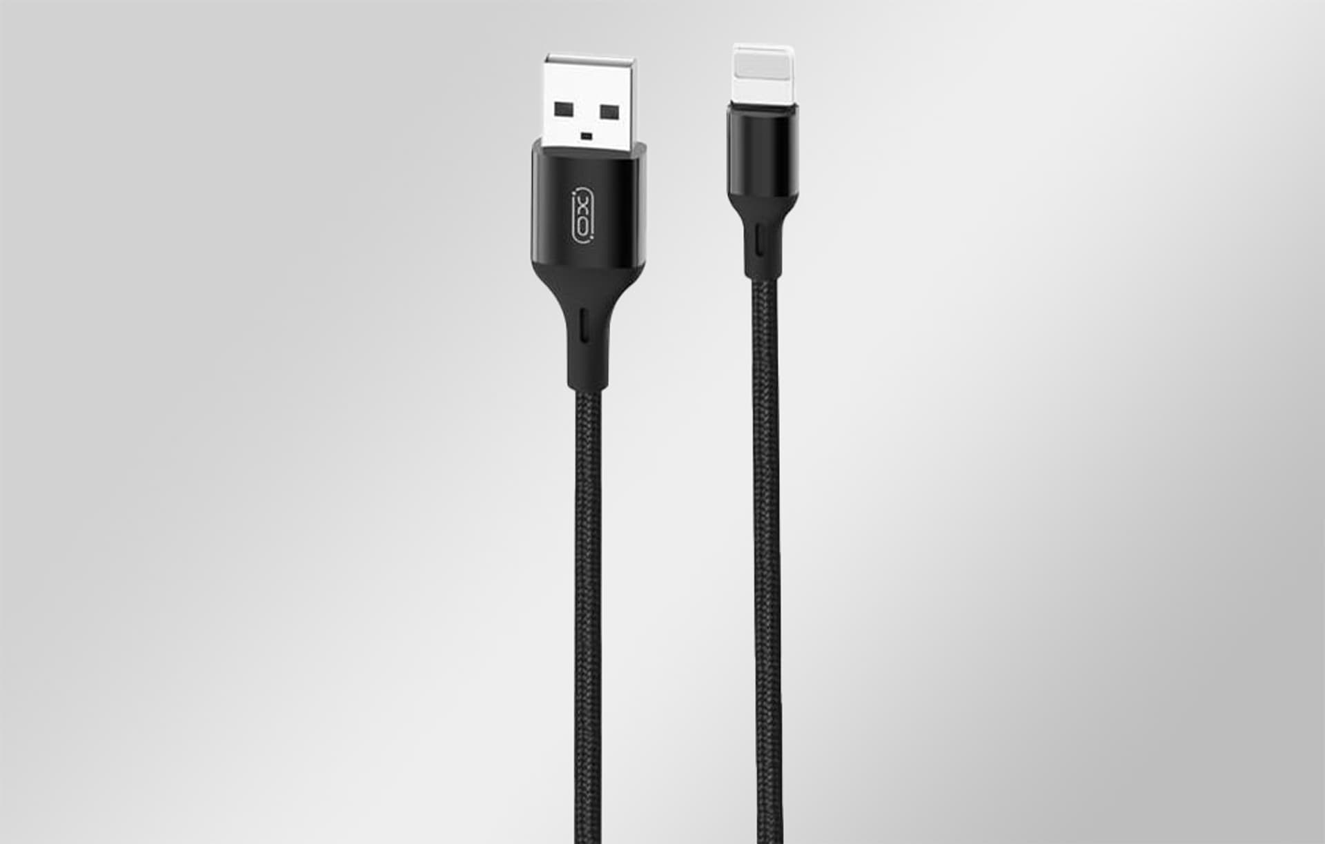 

Kabel USB do Lighting XO NB143 1m (czarny)