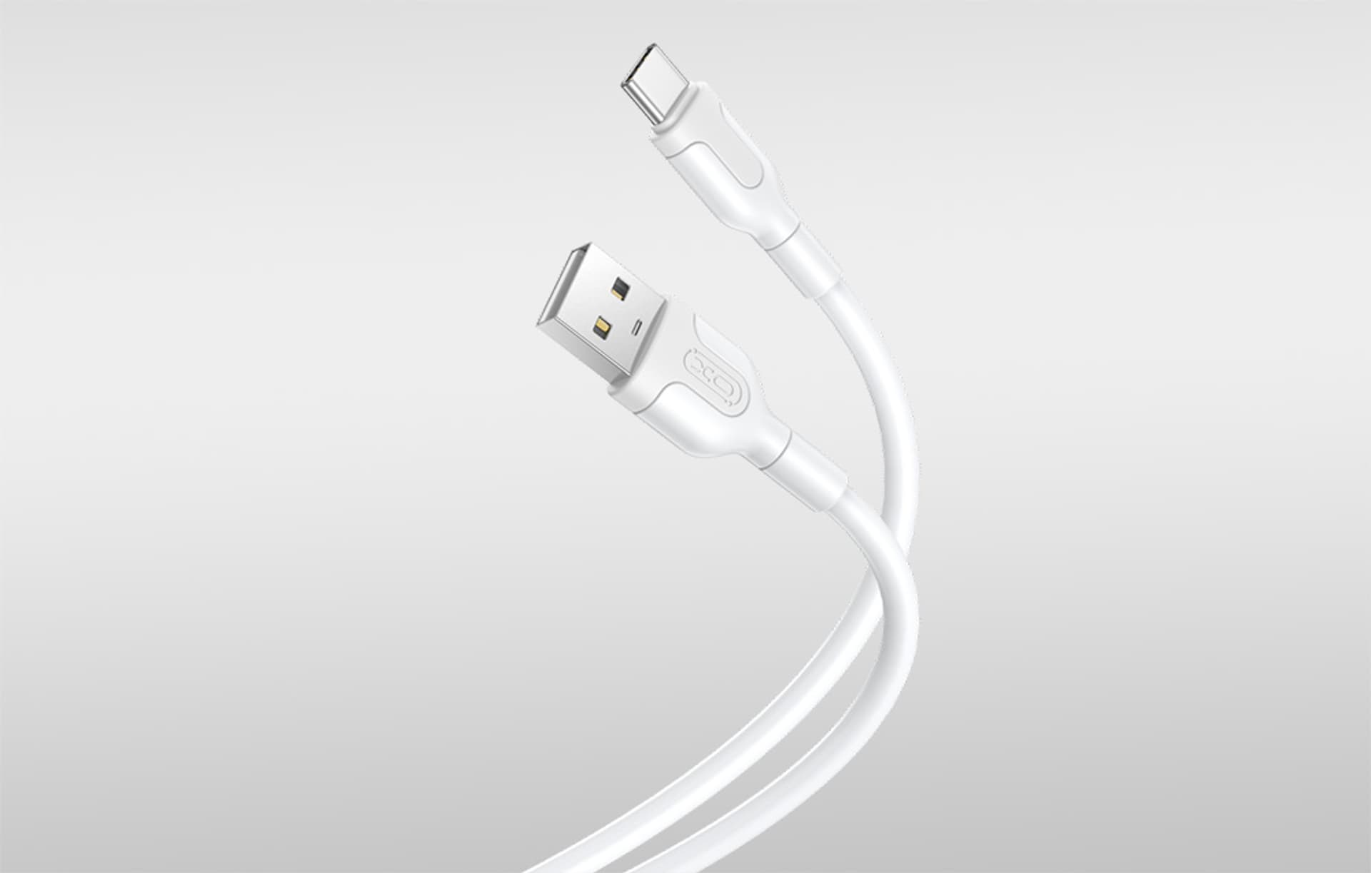 

Kabel USB do USB-C XO NB212 2.1A 1m (biały)