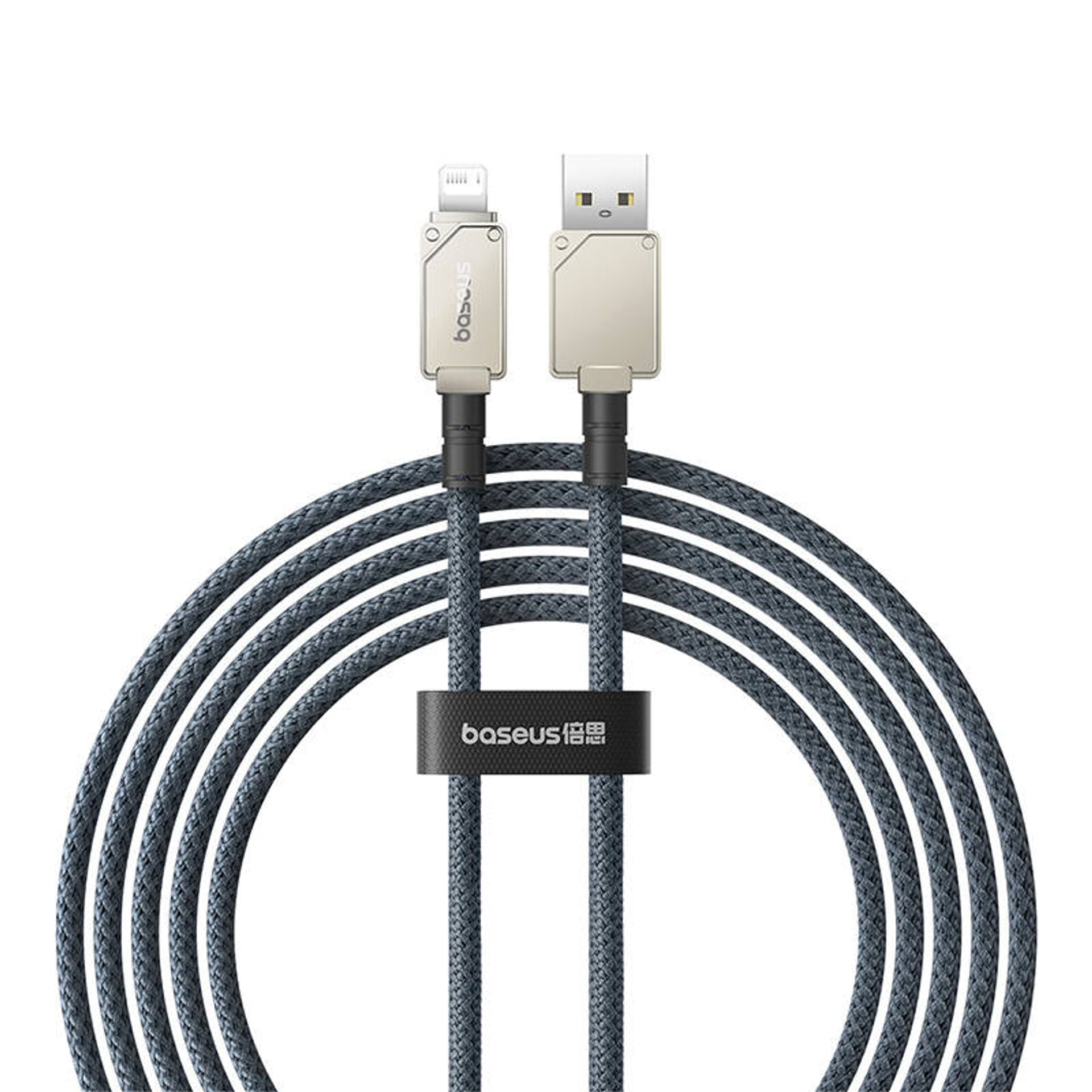 

Kabel szybkiego ładowania Baseus USB do IP 2,4A, 2m (granatowy)