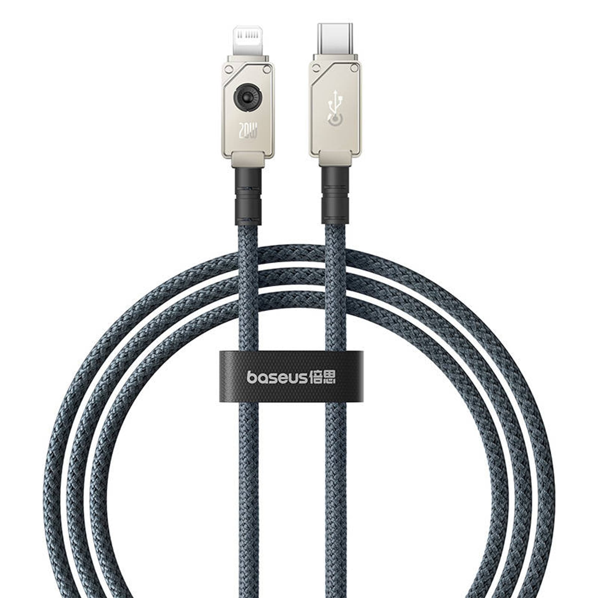 

Kabel szybkiego ładowania Baseus USB C do IP 20A,1m (granatowy)