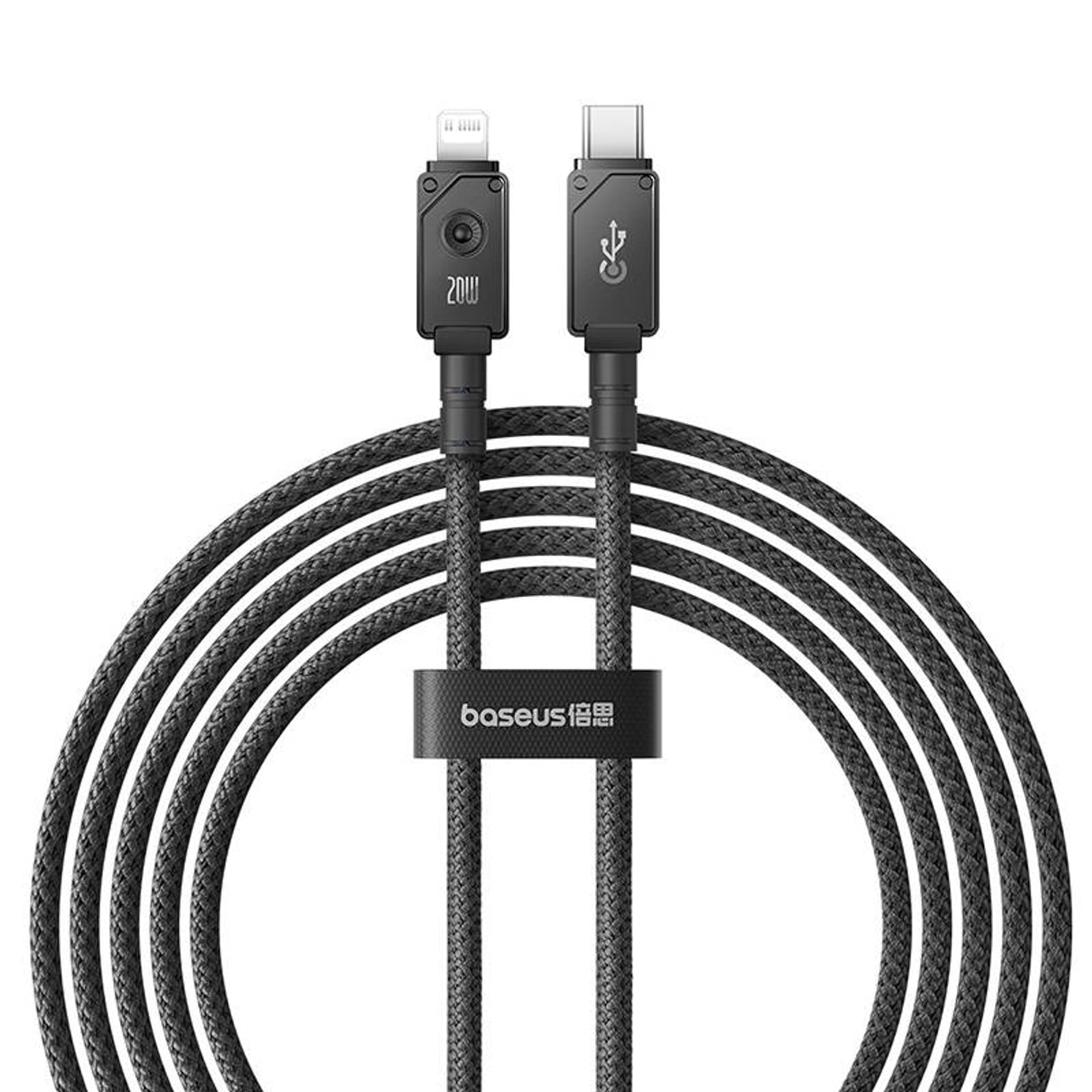

Kabel szybkiego ładowania Baseus USB C do IP 20A,2m (Czarny)