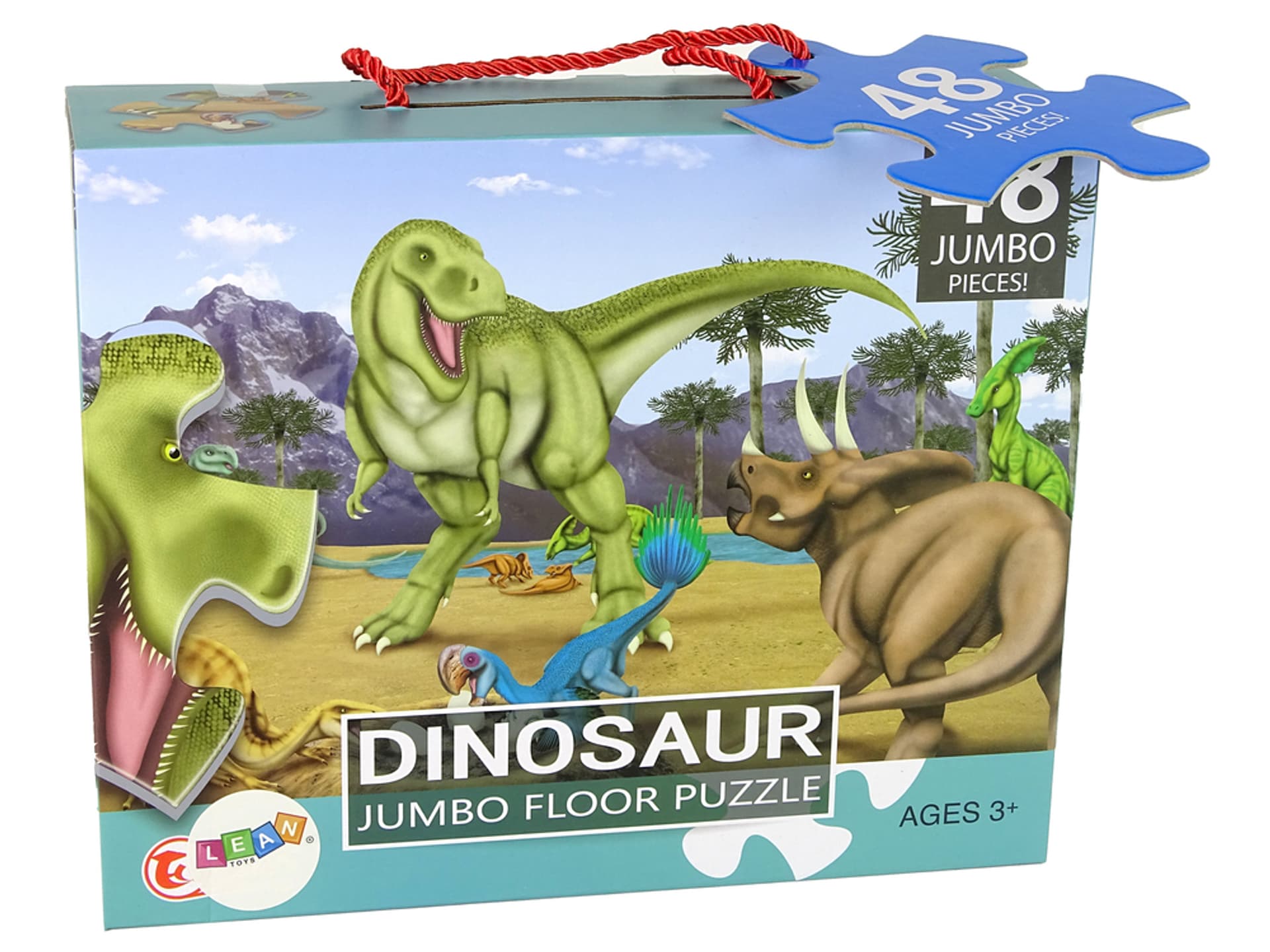

Puzzle Dla Dzieci Układanka Dinozaury 48 Elem