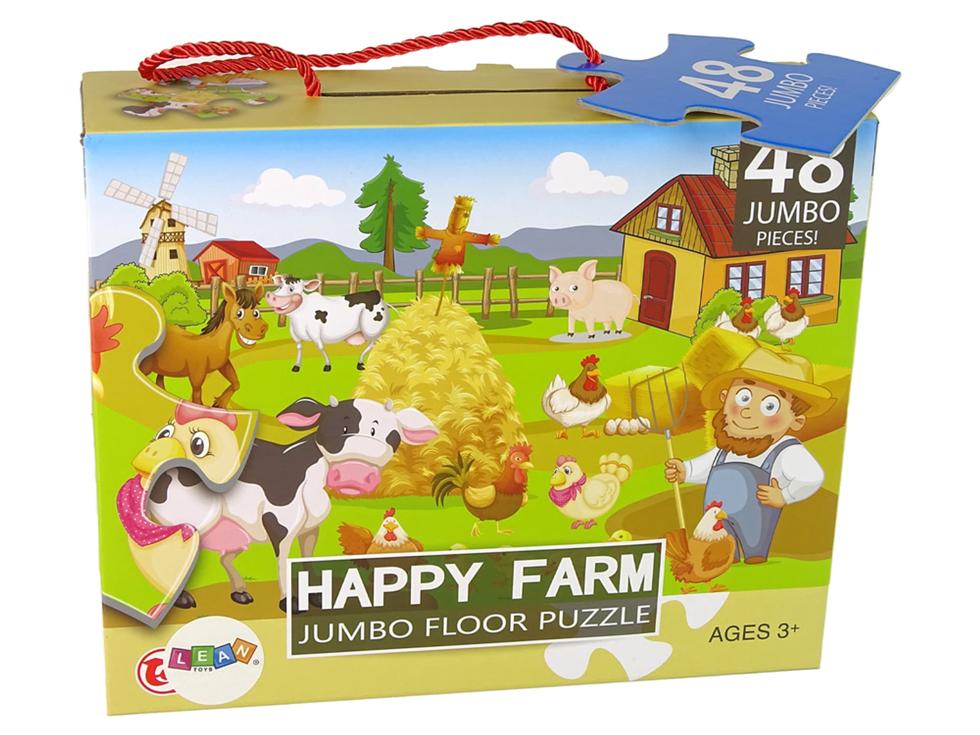 

Puzzle Dla Dzieci Układanka Farma Zwierzęta 48 Elem