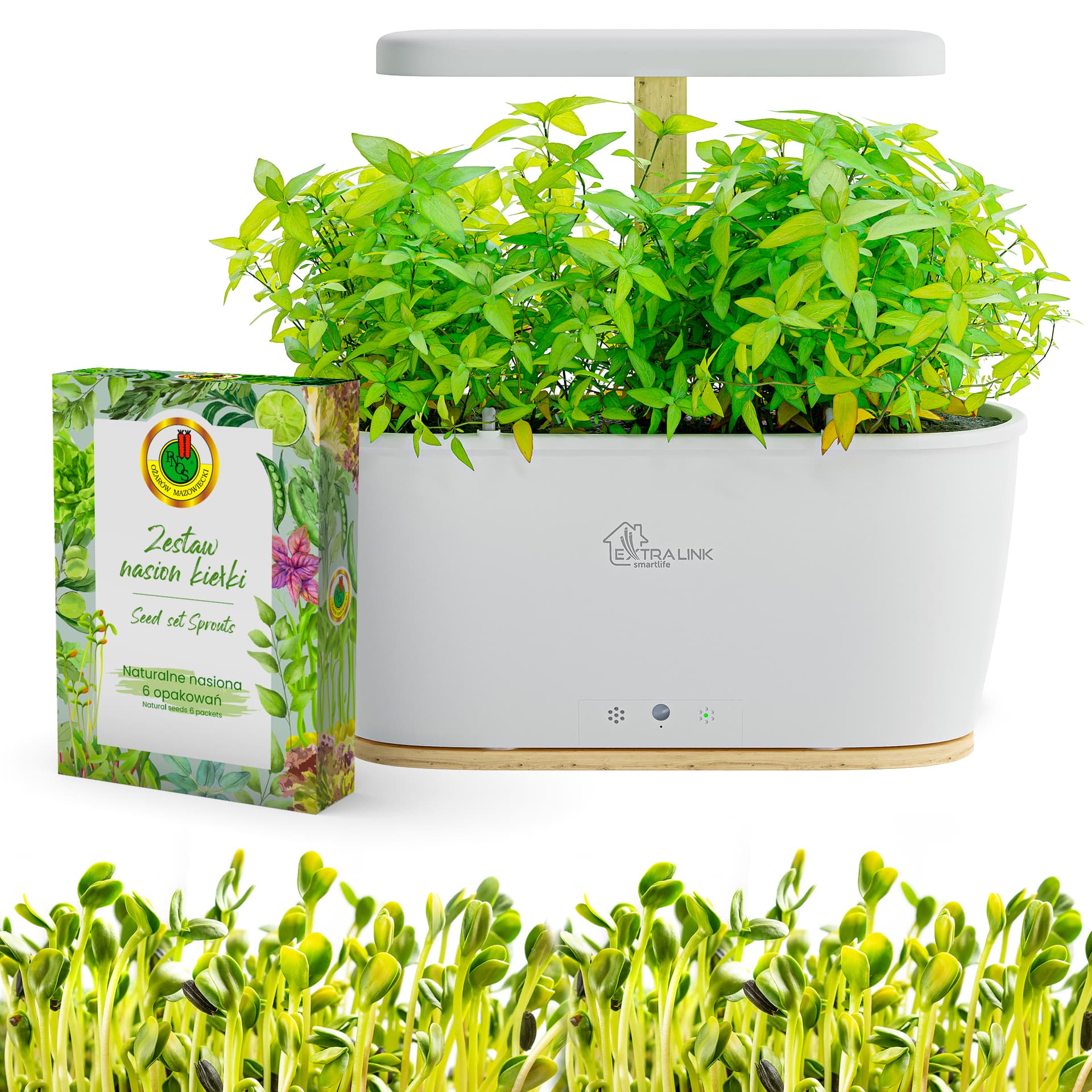 

EXTRALINK SMART INDOOR GARDEN + ZESTAW KIEŁKI