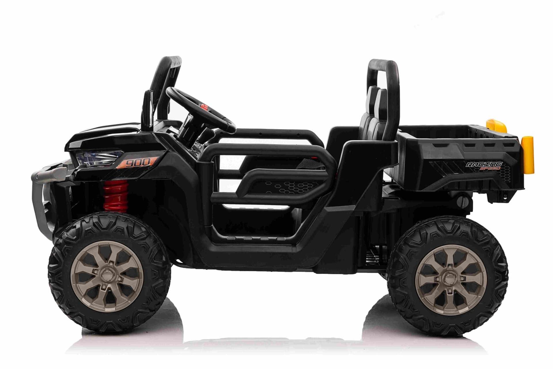 

Auto Pick-Up Speed 900 dla dzieci Czarny + Napęd 4x4 + Ruchomy kiper + Bagażnik + Pilot + Łopatka + Audio LED
