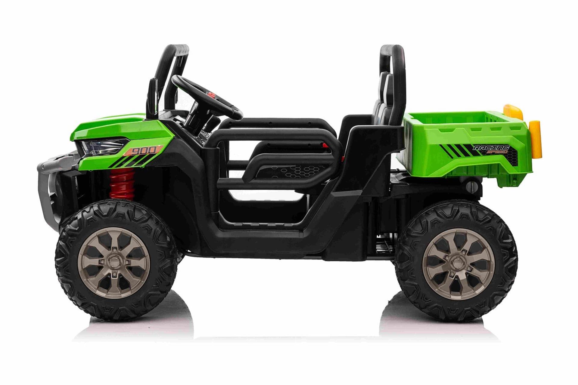 

Auto Pick-Up Speed 900 dla dzieci Zielony + Napęd 4x4 + Ruchomy kiper + Bagażnik + Pilot + Łopatka + Audio LED