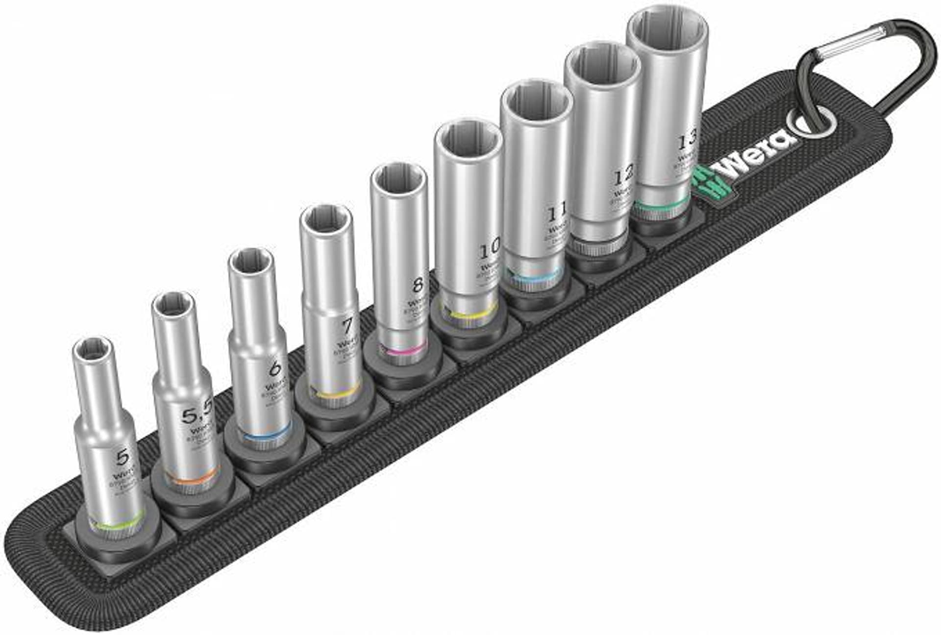 

ZESTAW NASADEK UDAROWYCH DŁUGICH 1/4'' 5-13MM, 9CZ.