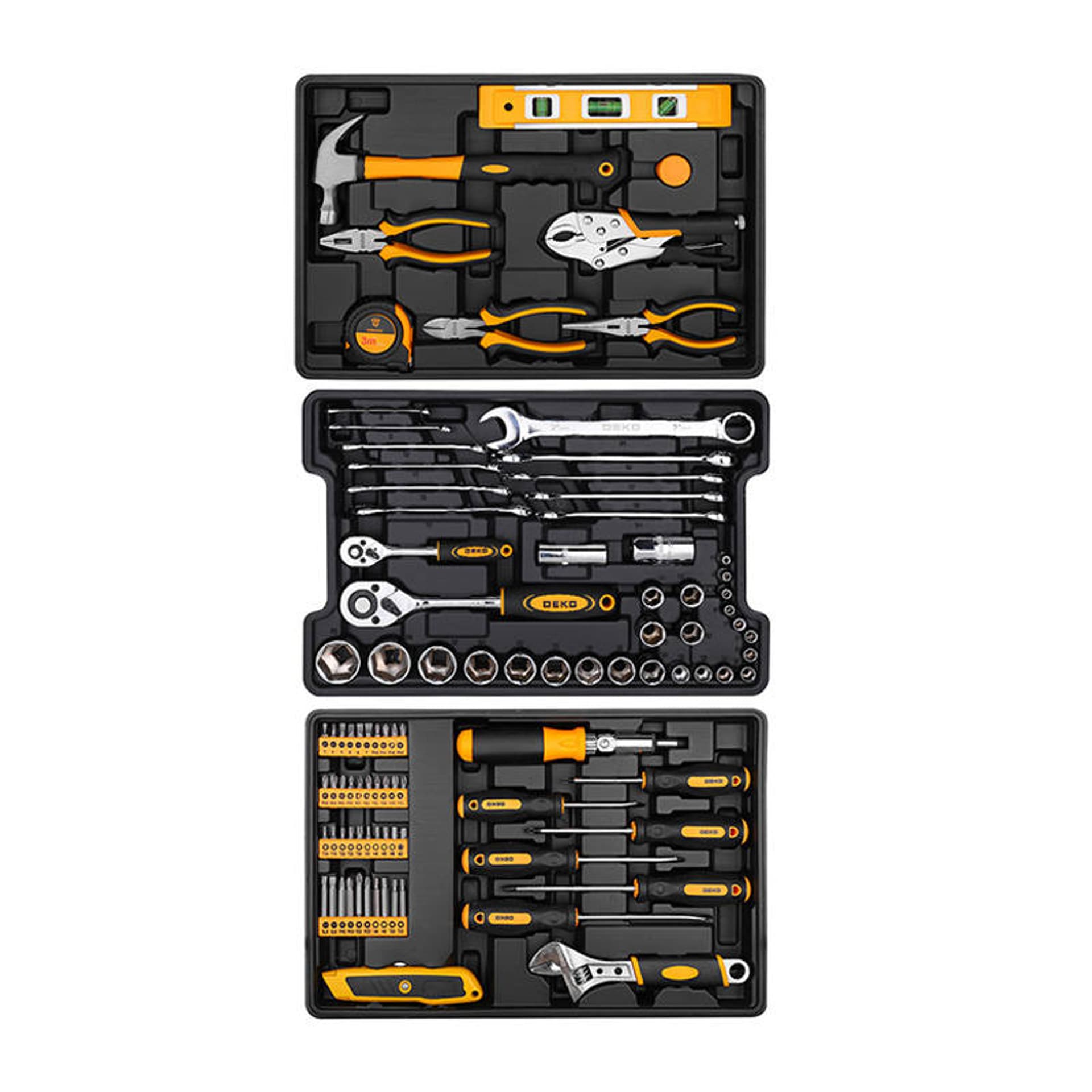 

Zestaw narzędzi Deko Tools DKMT95, 95sztuk