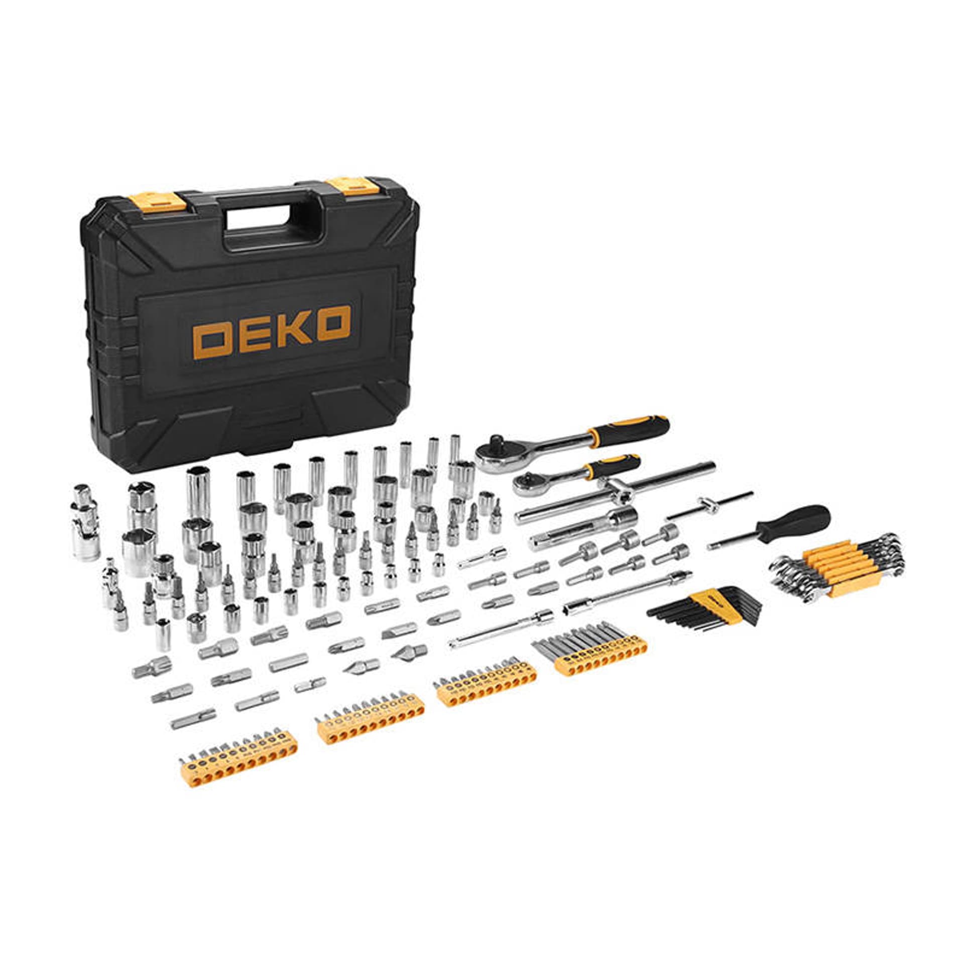 

Zestaw narzędzi Deko Tools DKAT150, 150 sztuk