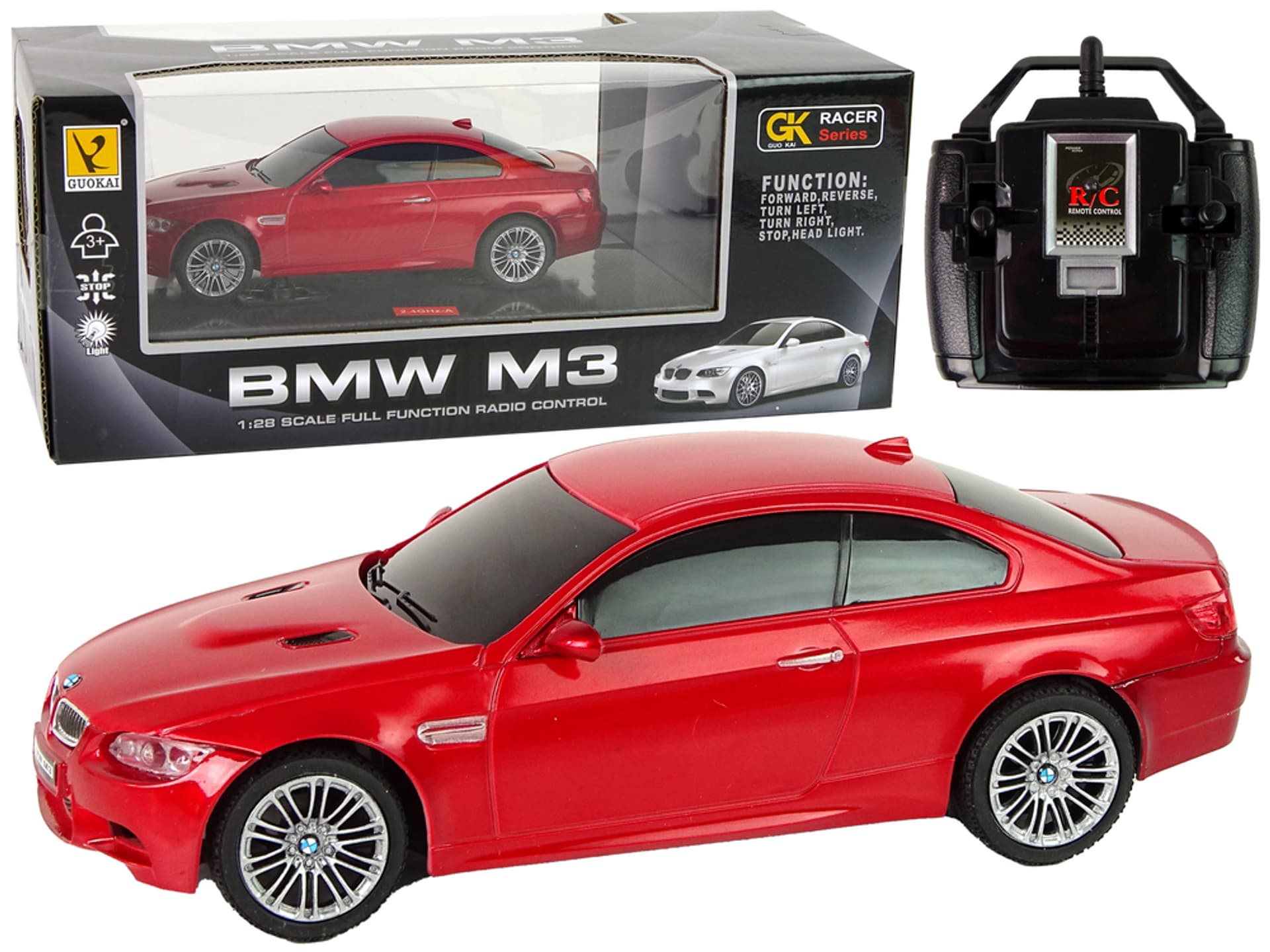 

Auto R/C BMW M3 Czerwone Pilot Światła 1:28