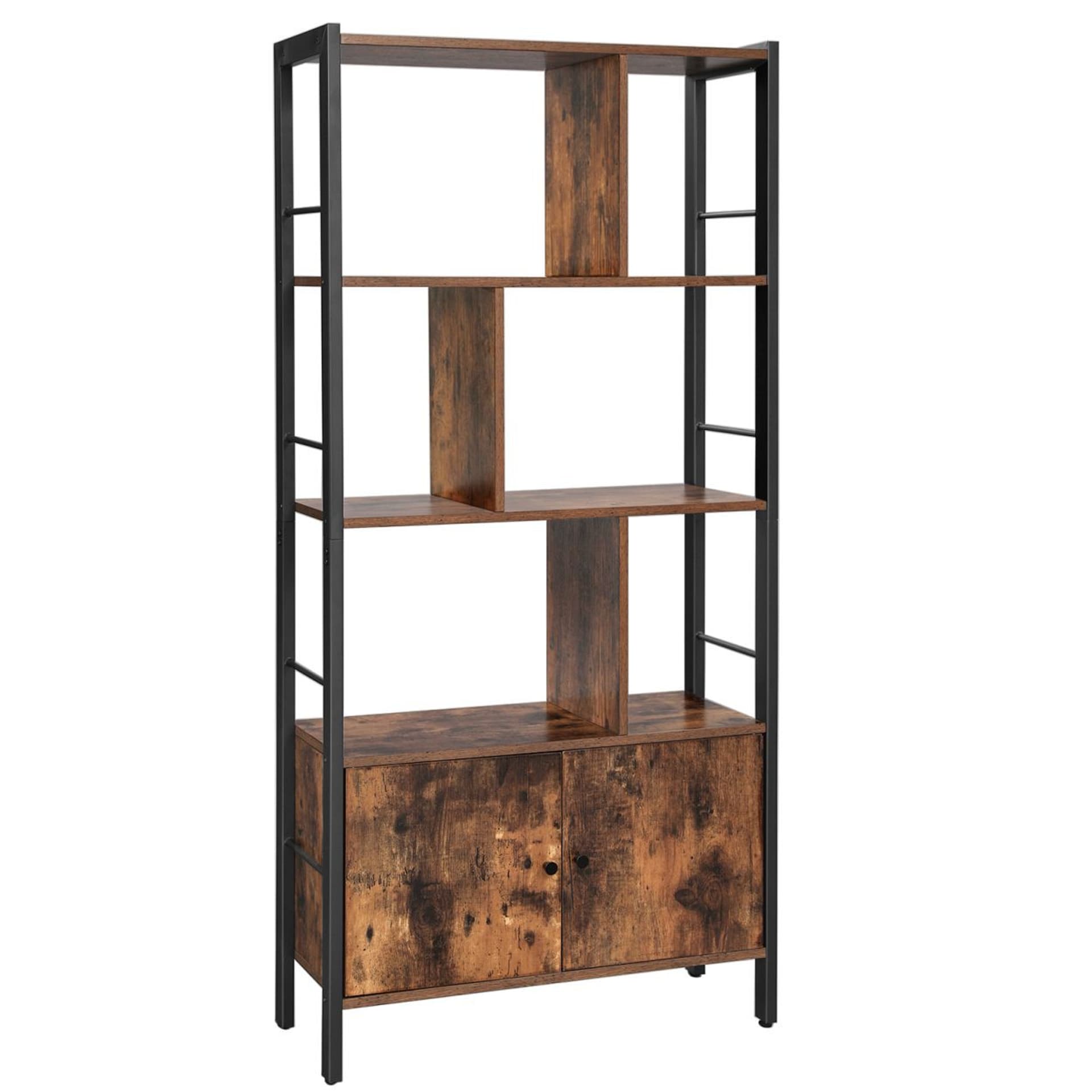

Regał z szafką na książki dekoracje LOFT 74 cm