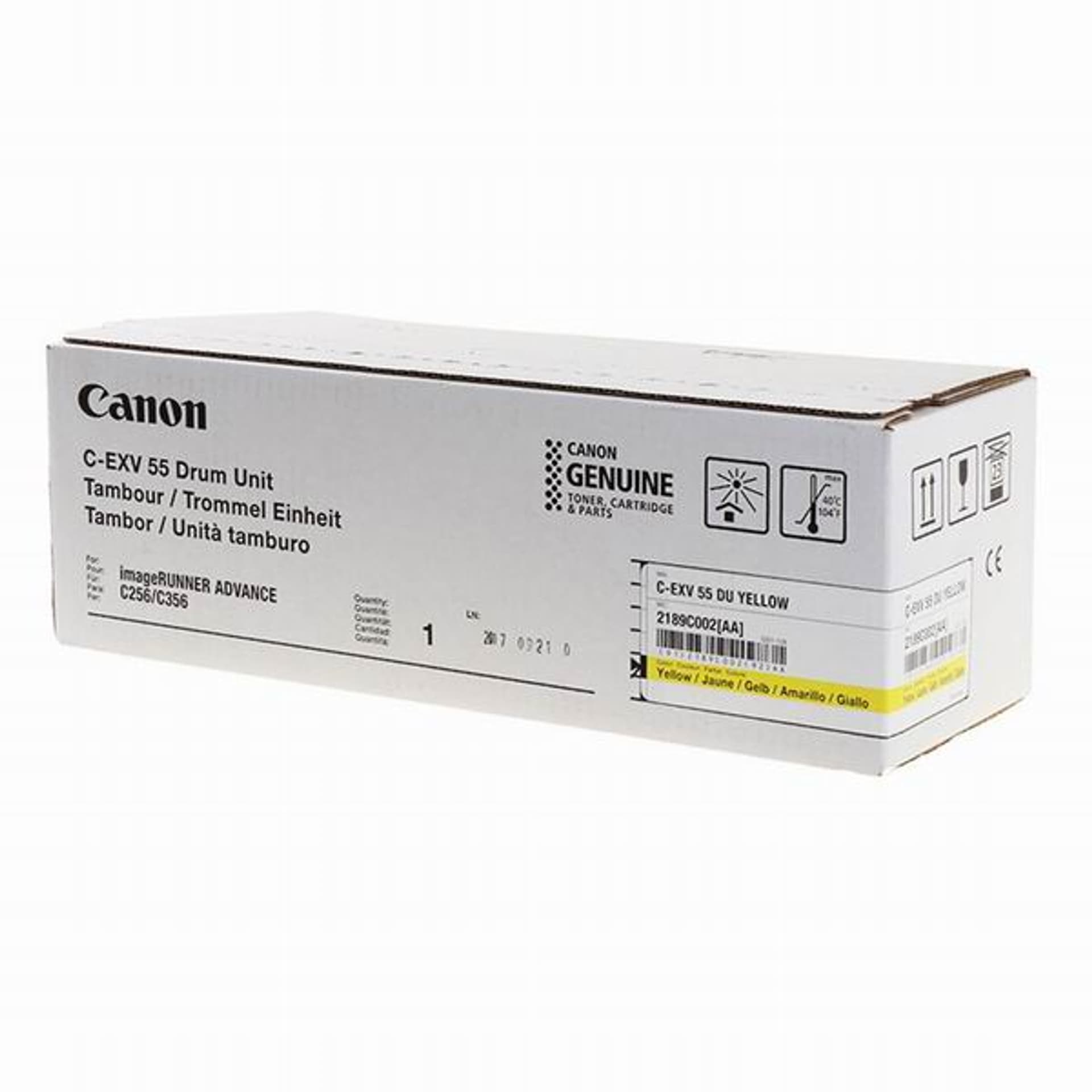 

Canon oryginalny bęben C-EXV55 Y, yellow, 2189C002, 45000s, Canon iR-ADV C256i, C356i, C356P