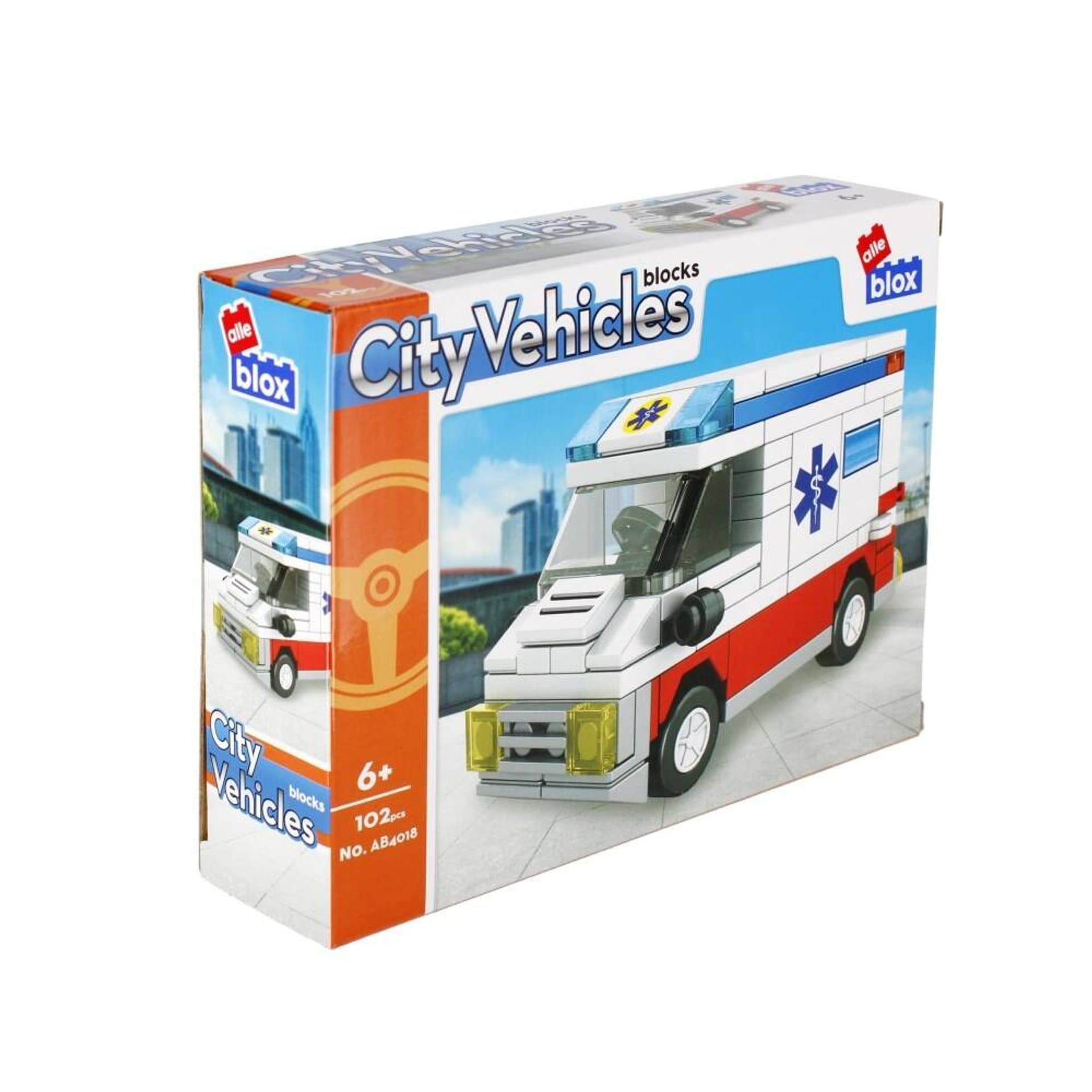 

Klocki konstrukcyjne 102 elementy City alleBLOX 492751