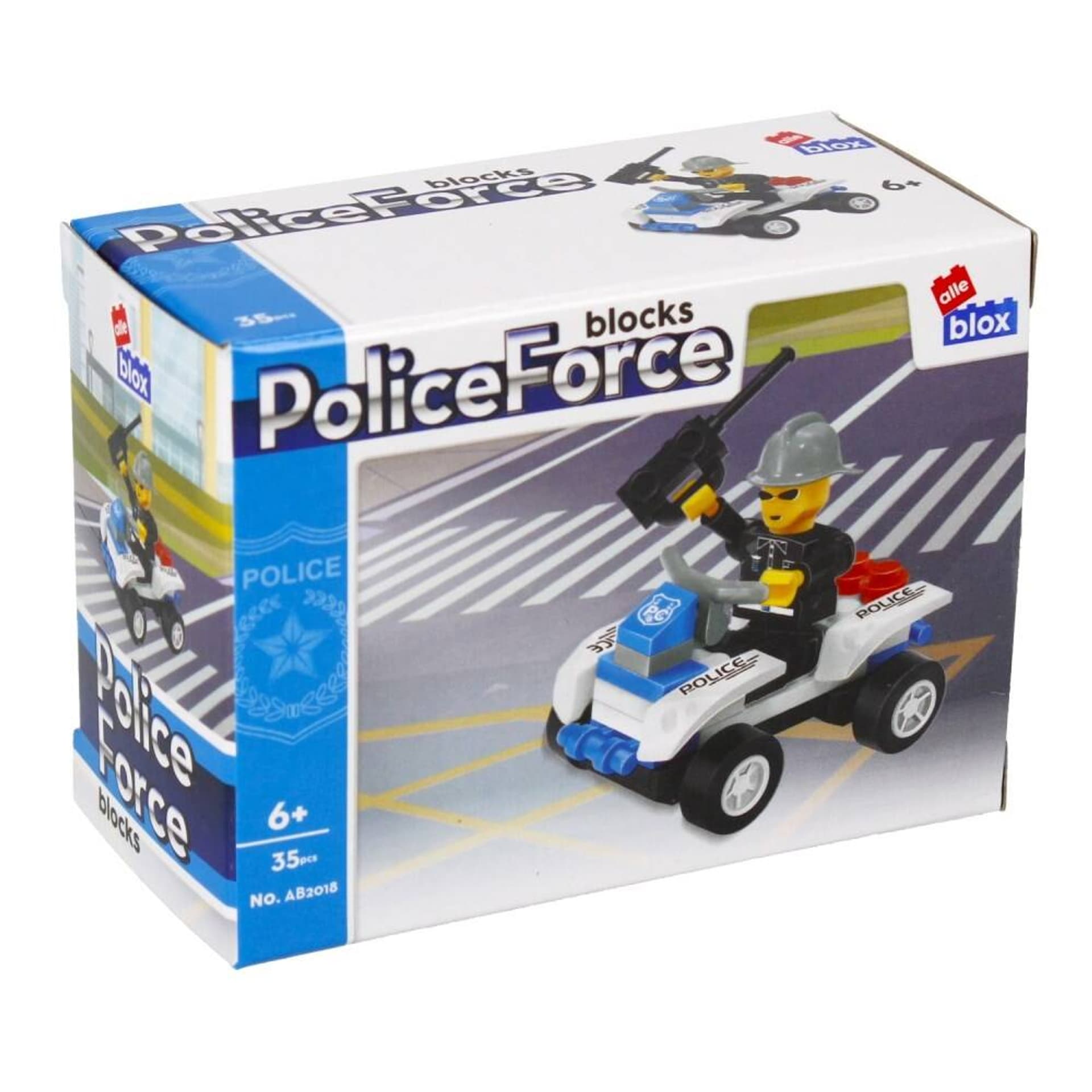 

Klocki konstrukcyjne 35 elementów Policja alleBLOX 492818
