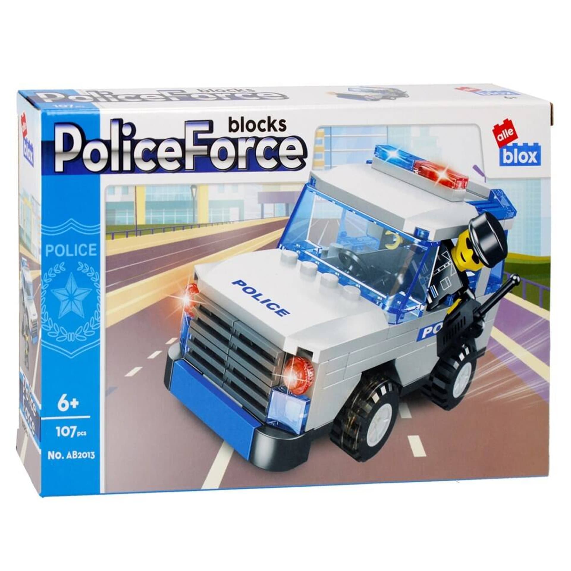 

Klocki konstrukcyjne 107 elementów Policja alleBLOX 492822