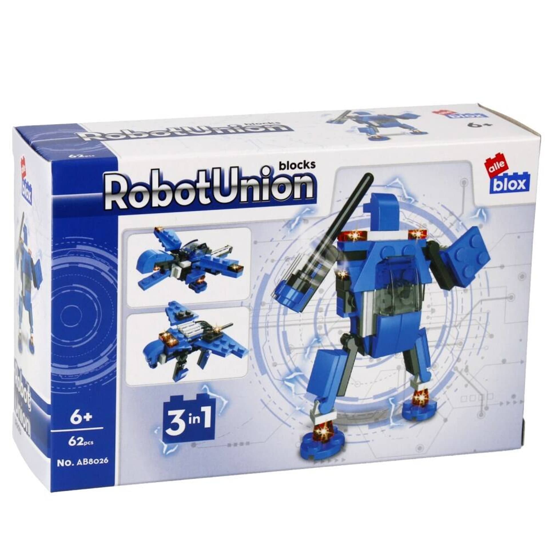 

Klocki konstrukcyjne 62 elementy Robot alleBLOX 492906