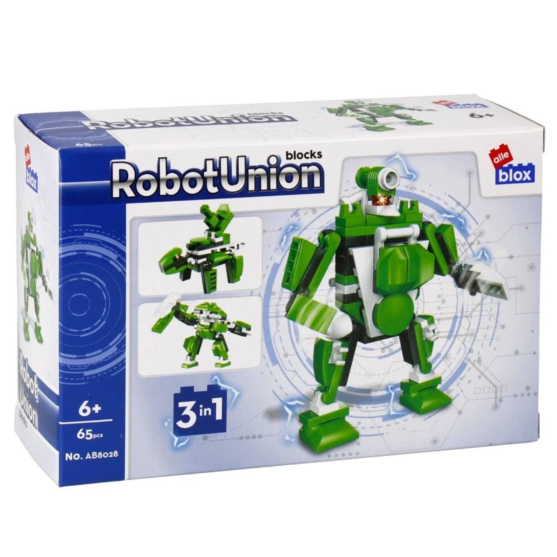

Klocki konstrukcyjne 65 elementów Robot alleBLOX 492910