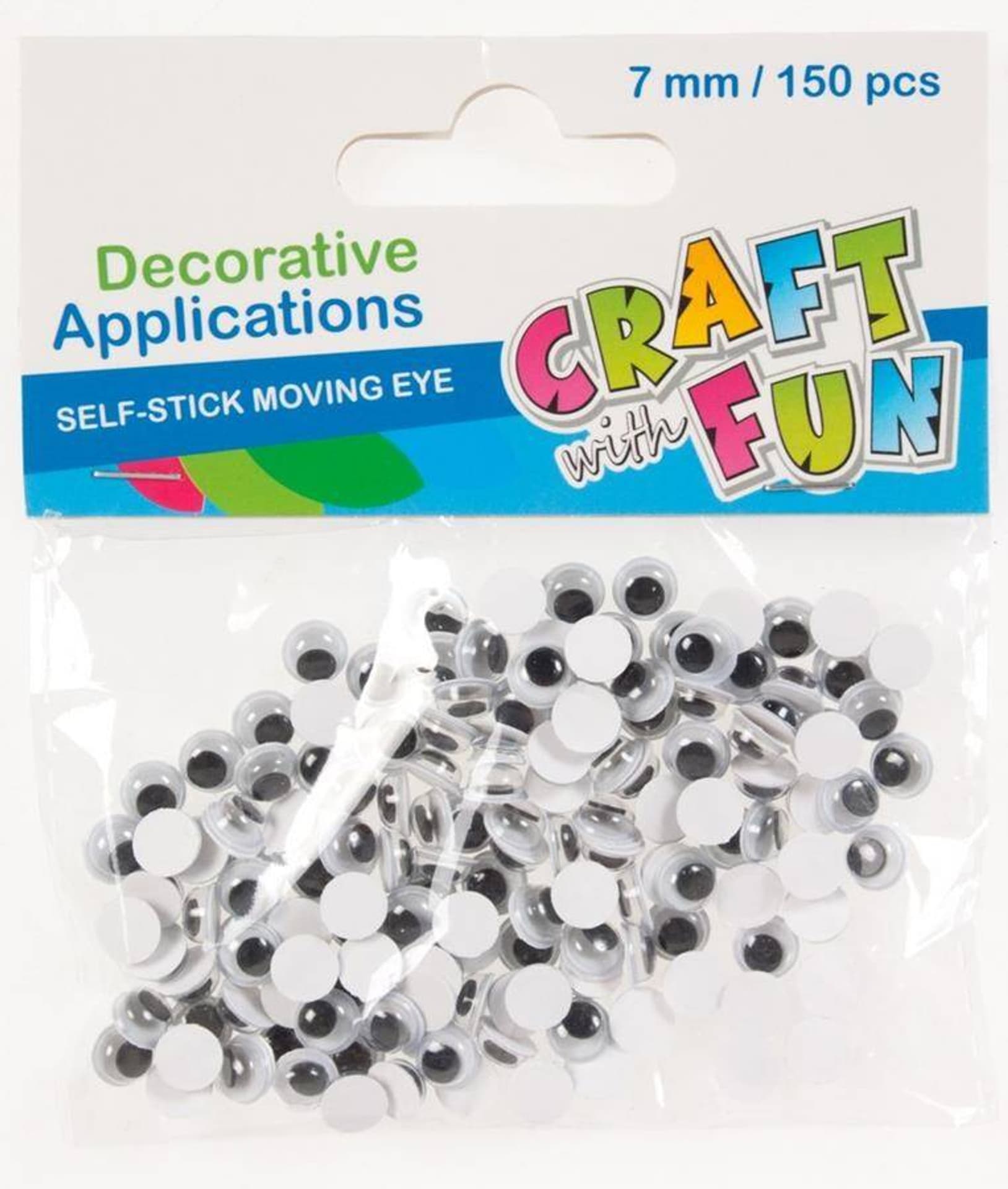 

Ozdoba dekoracyjna samoprzylepne Oczy 7 mm CRAFT WITH FUN 290493