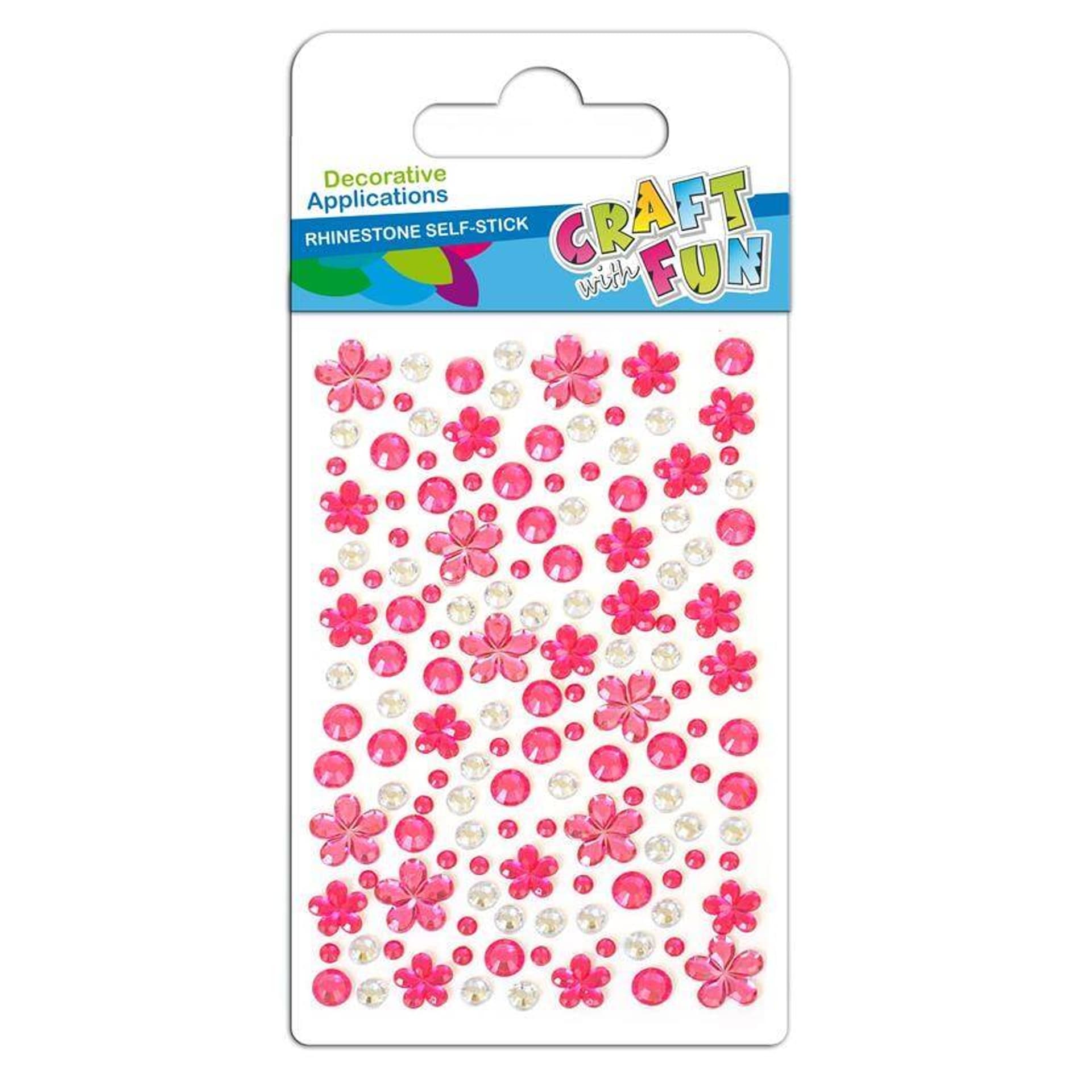 

Ozdoby dekoracyjne samoprzylepne kryształki Kwiaty CRAFT WITH FUN 382481