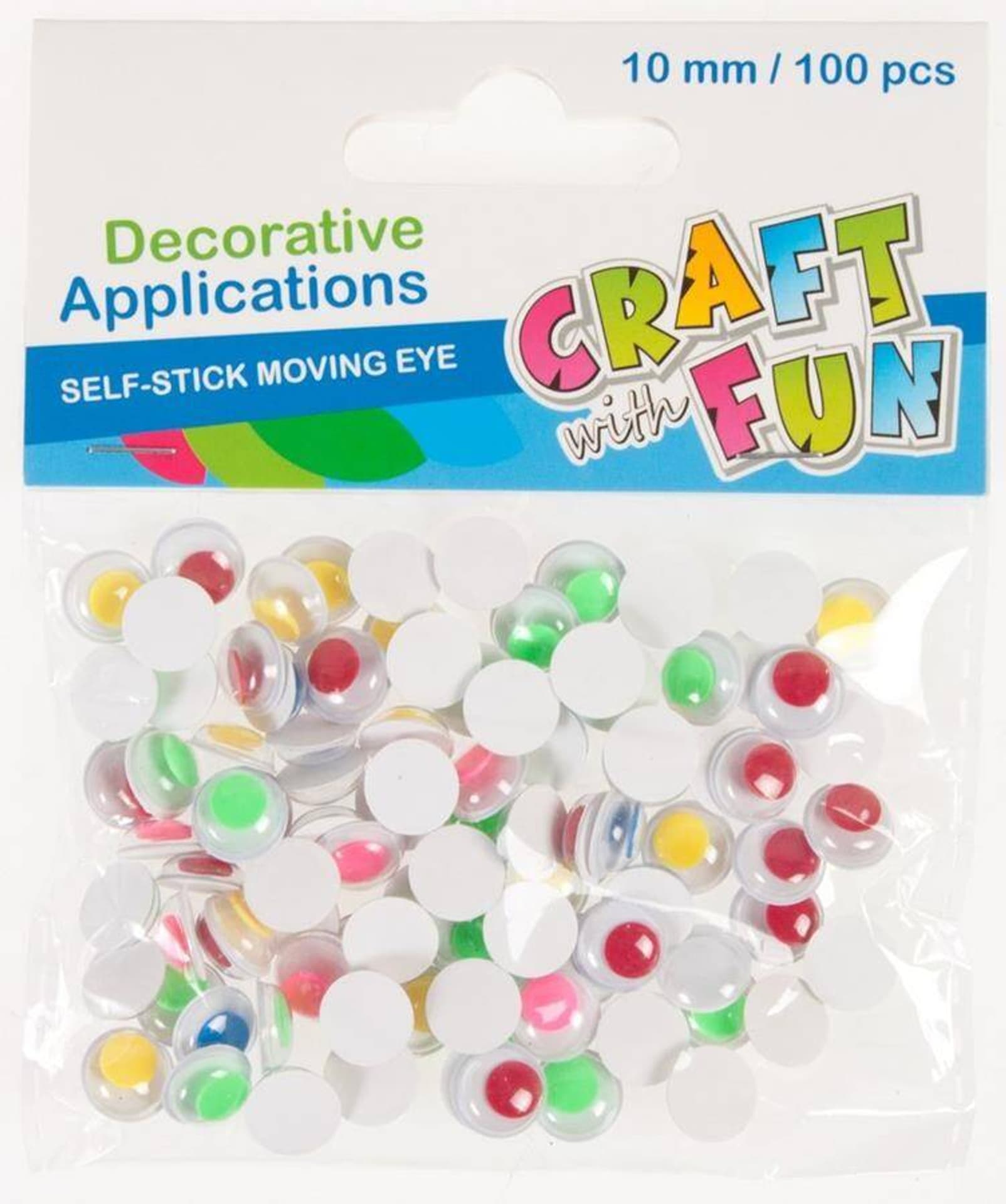 

Ozdoby dekoracyjne samoprzylepne Oczy 10 mm CRAFT WITH FUN 386921