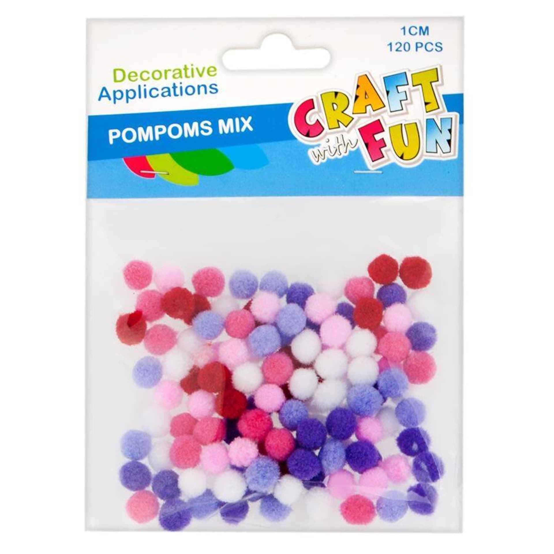 

Pompony dekoracyjne 1CM mix CRAFT WITH FUN 439300