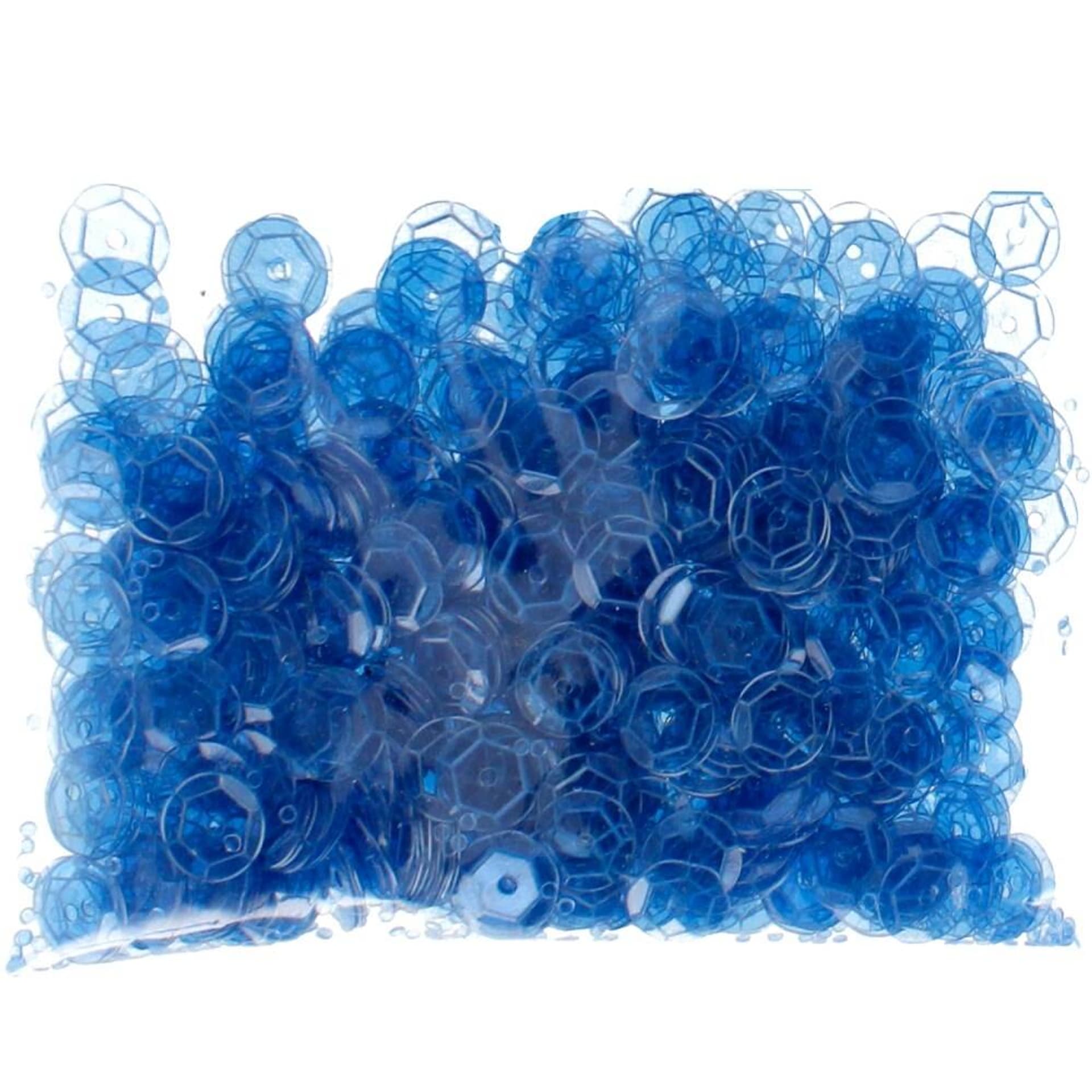 

Cekiny transparentne okrągłe 8 mm niebieskie CRAFT WITH FUN 439327