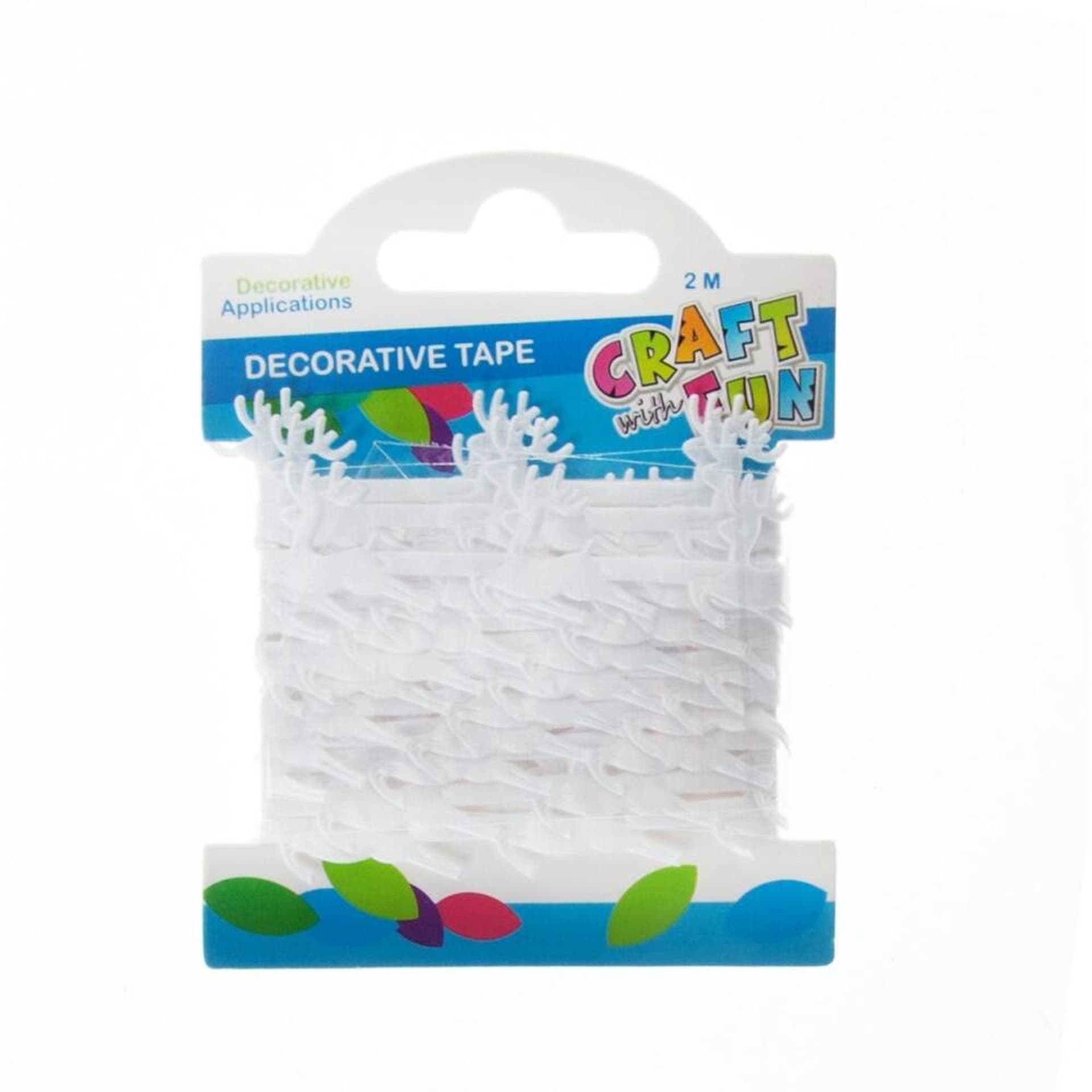 

Taśma dekoracyjna Renifer 2 m biała CRAFT WITH FUN 463489