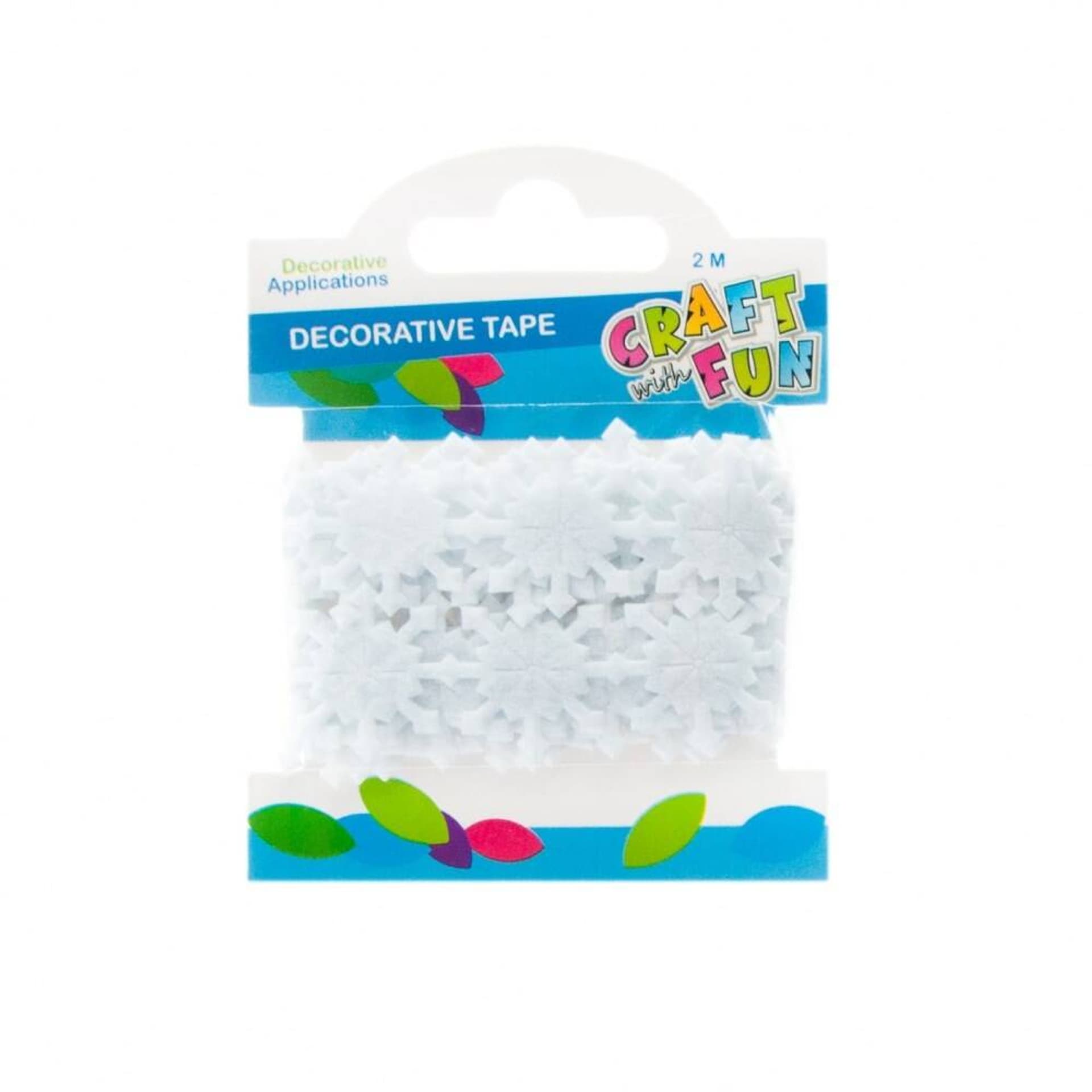

Taśma dekoracyjna Śnieżynka 2 m biała filc CRAFT WITH FUN 463508