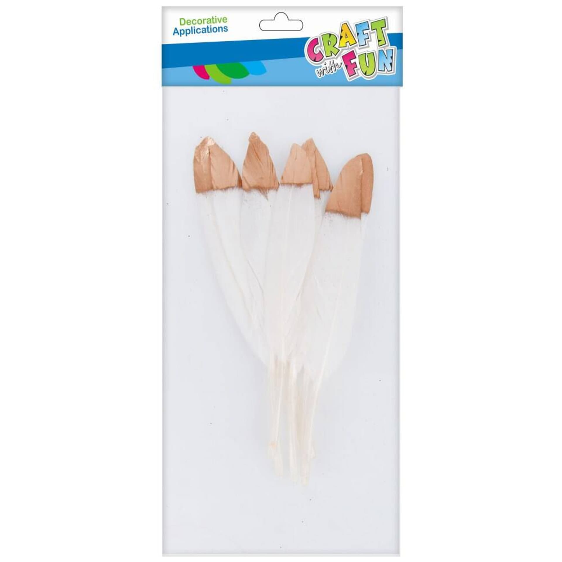 

Ozdoba dekoracyjna Piórka Białe/Złote 10-15CM 3GCRAFT WITH FUN 463660