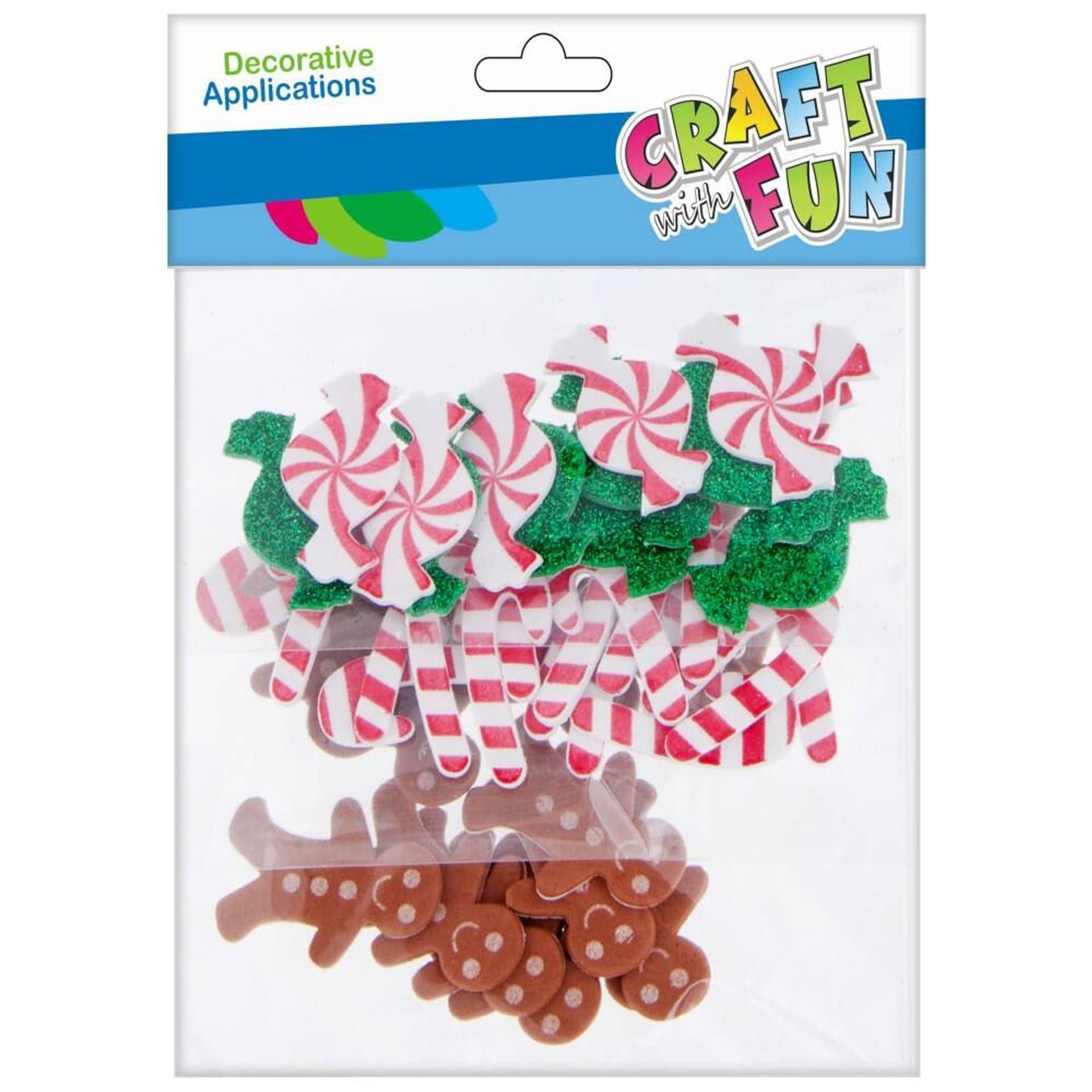 

Naklejki piankowe samoprzylepne Boże Narodzenie Ciasteczka CRAFT WITH FUN 463715