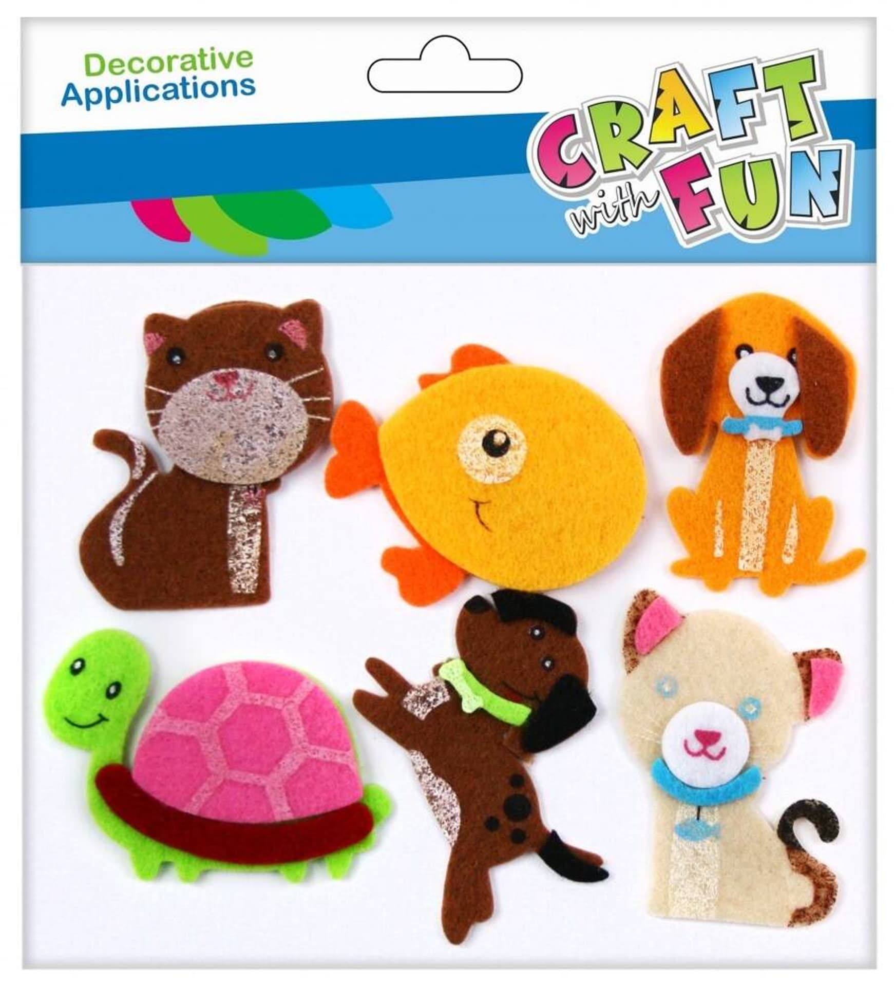 

Ozdoba dekoracyjna filcowa samoprzylepna Zwierzątka CRAFT WITH FUN 463740