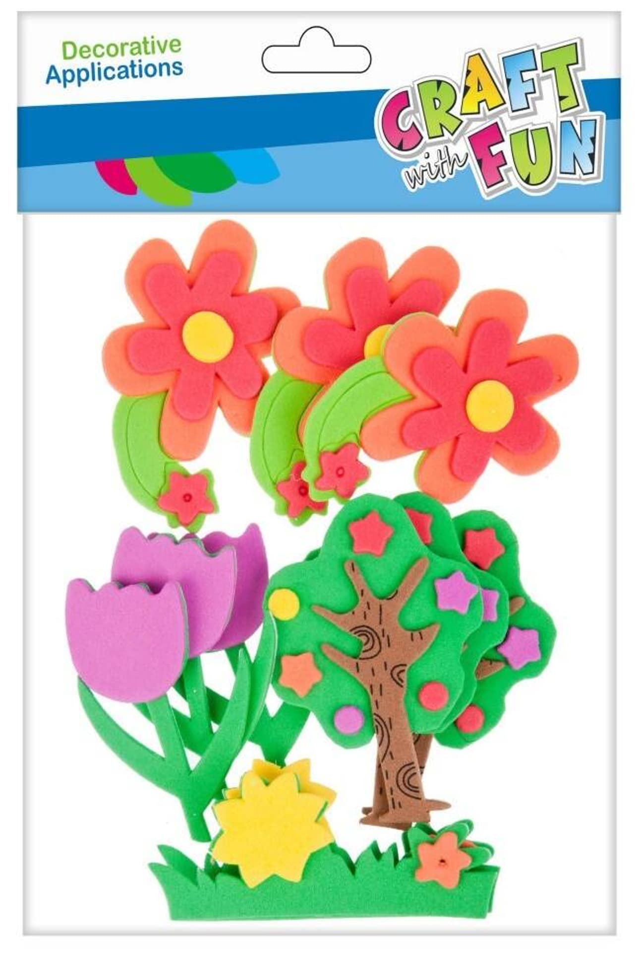 

Ozdoba dekoracyjna samoprzylepna EVA Drzewa/Kwiaty CRAFT WITH FUN 463742