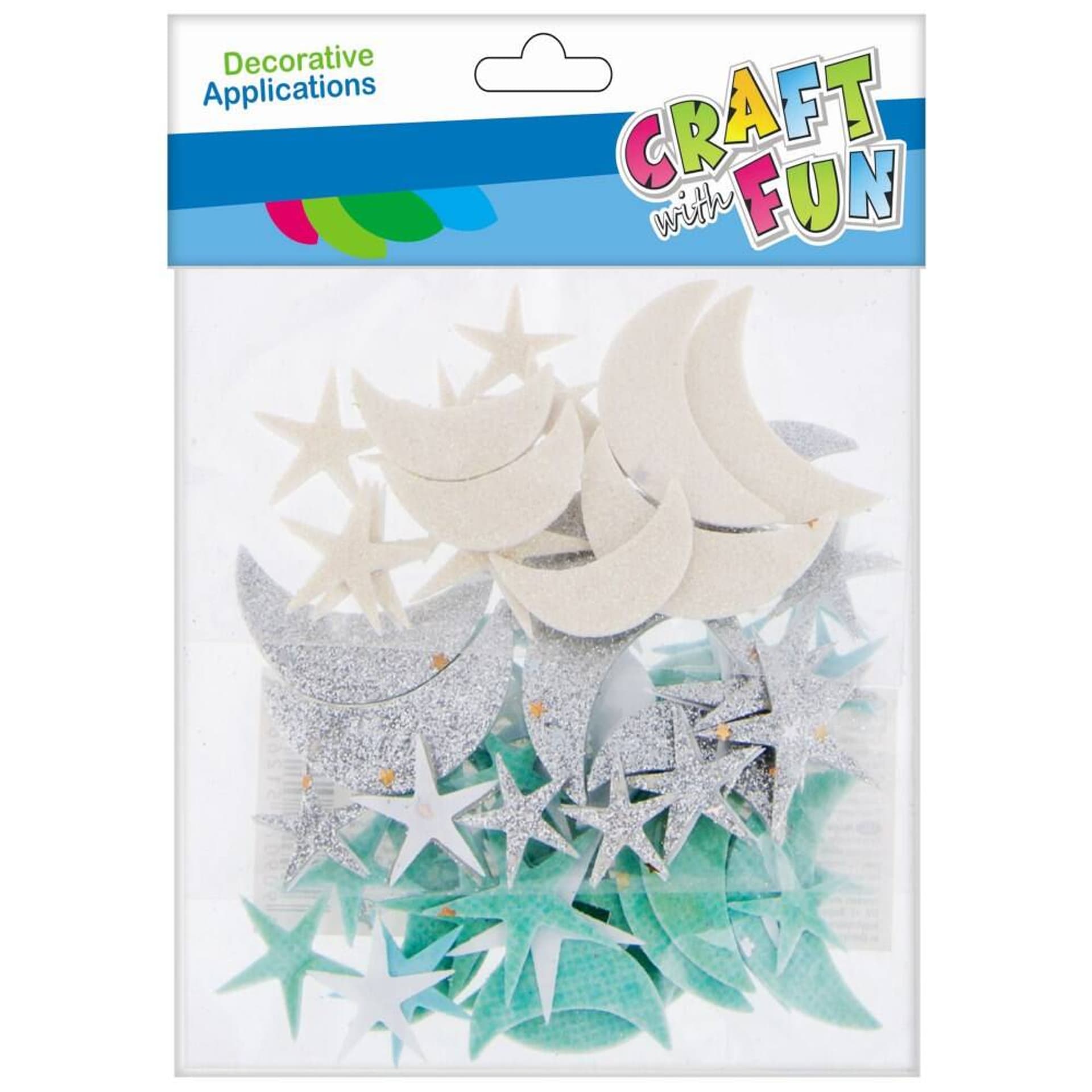 

Ozdoba dekoracyjna samoprzylepna EVA Gwiazdy CRAFT WITH FUN 463748
