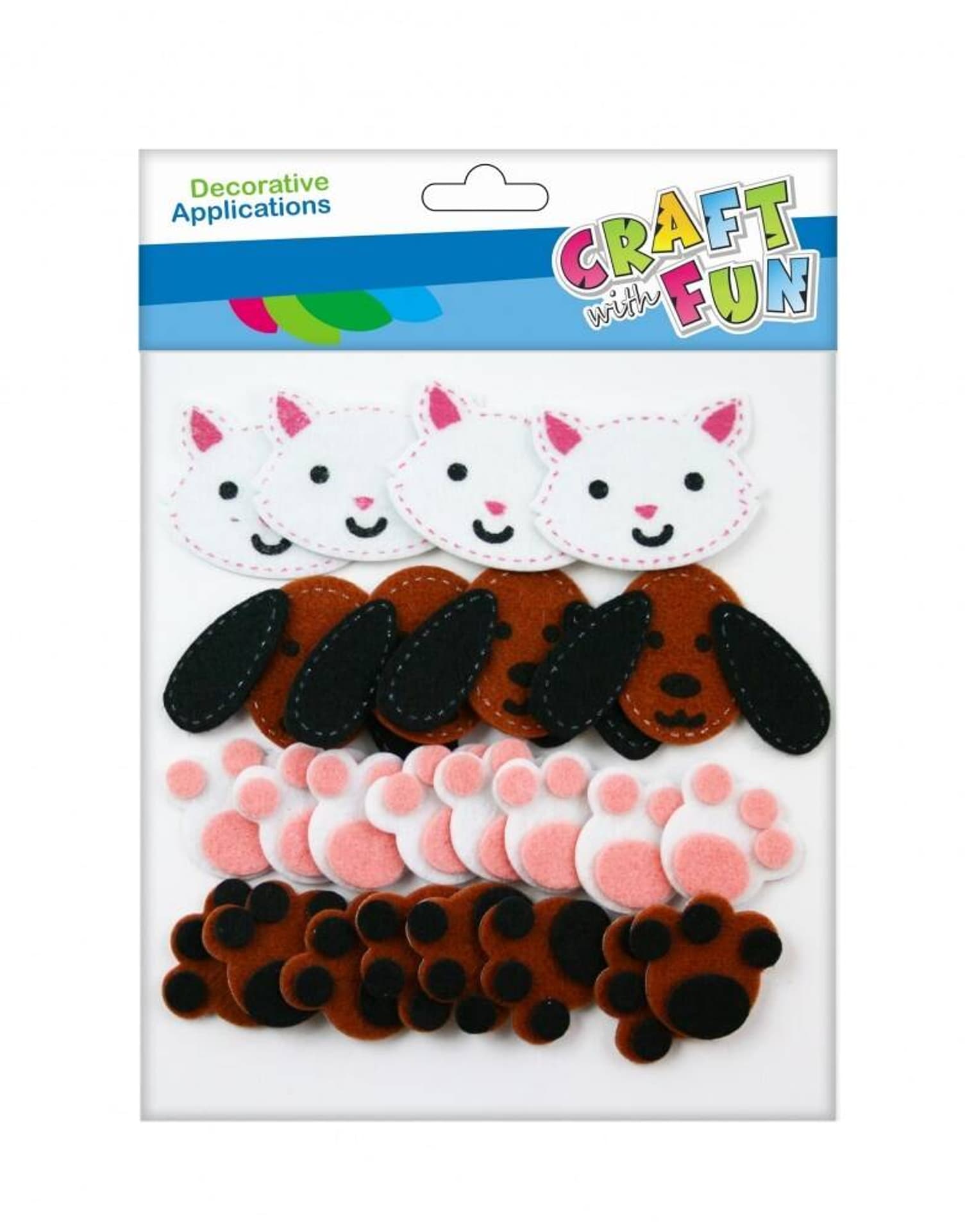 

Ozdoba dekoracyjna samoprzylepna filcowa Kotek CRAFT WITH FUN 463763