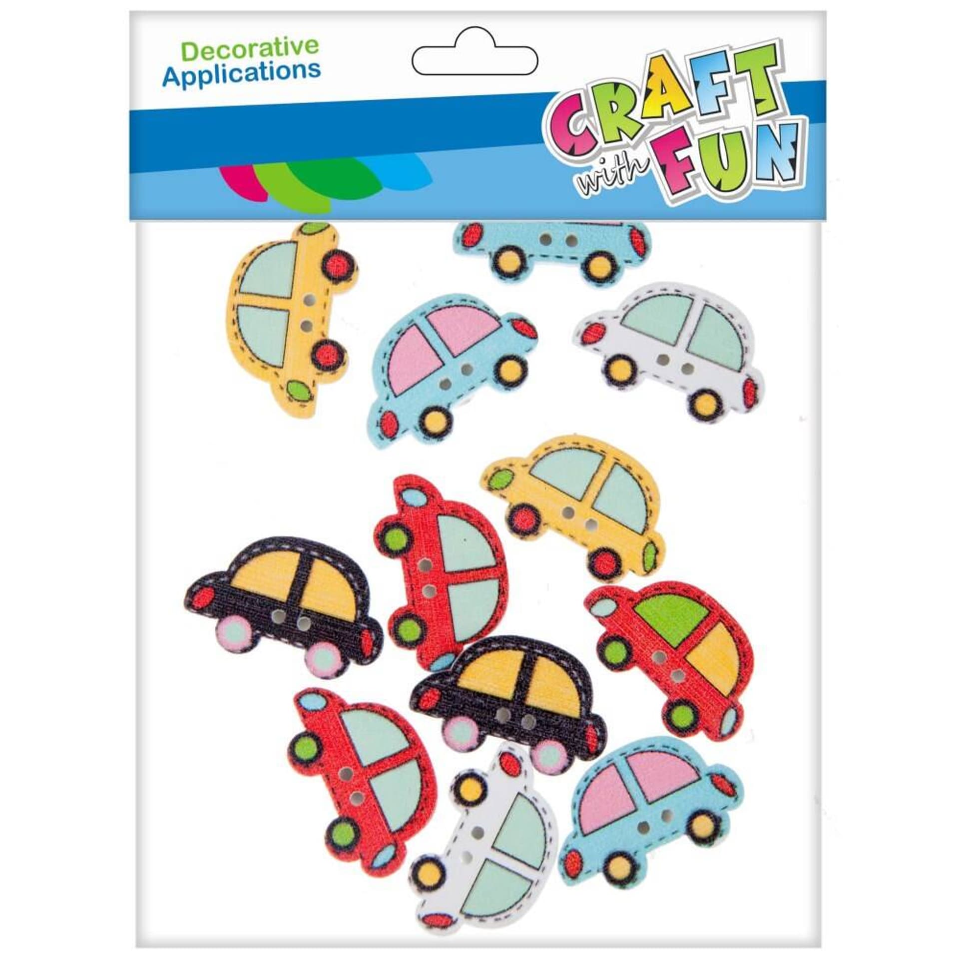 

Ozdoba dekoracyjna samoprzylepna drewniana Auto CRAFT WITH FUN 463791