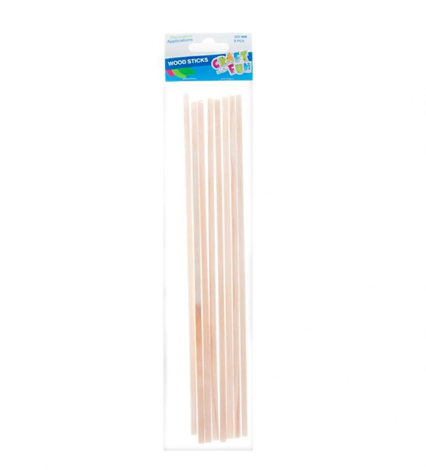 

Patyczki drewniane dekoracyjne płaskie naturalne 30 cm CRAFT WITH FUN 463807