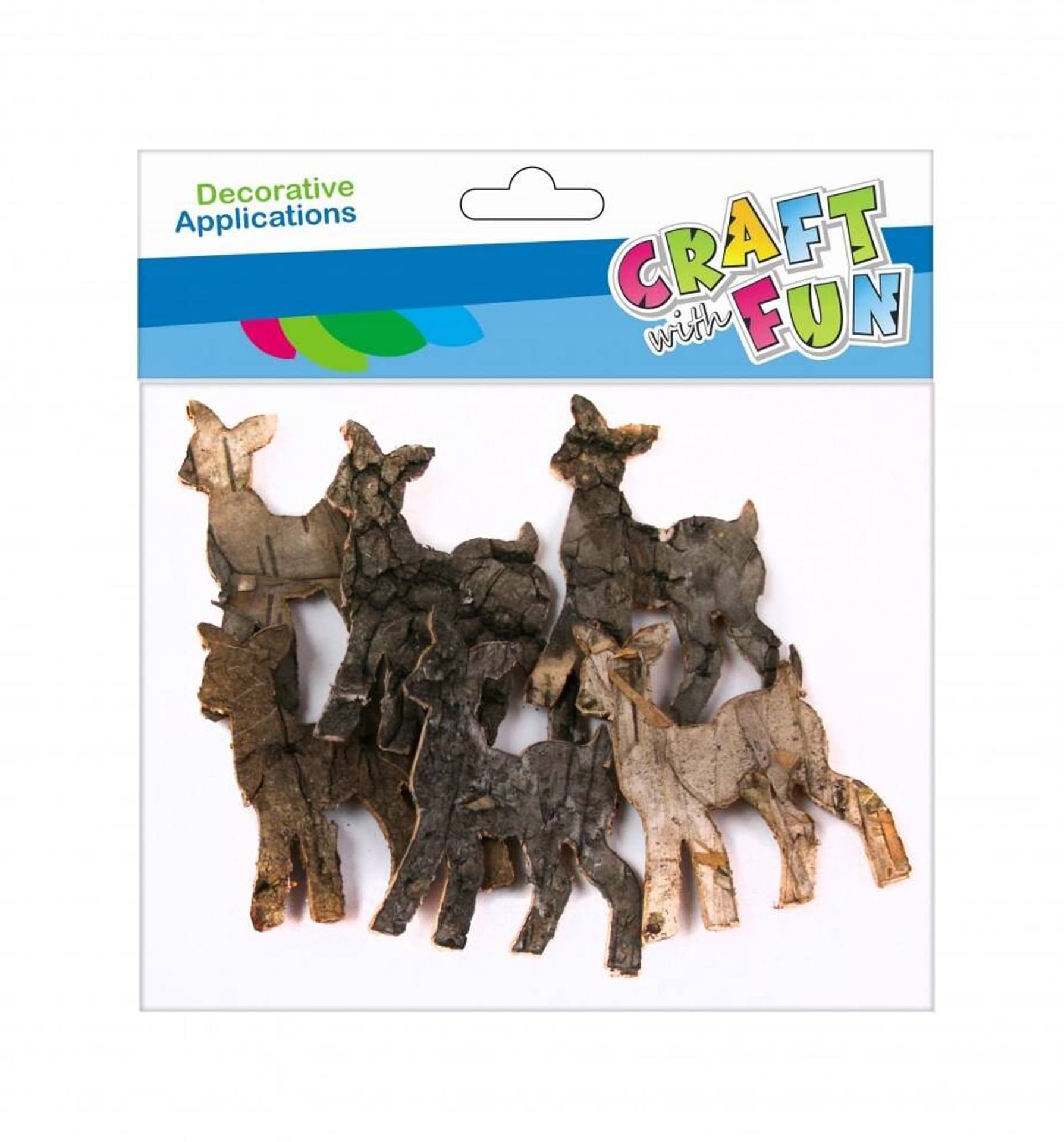 

Ozdoba dekoracyjna samoprzylepna drewno/kora Sarna 5CM CRAFT WITH FUN 463834