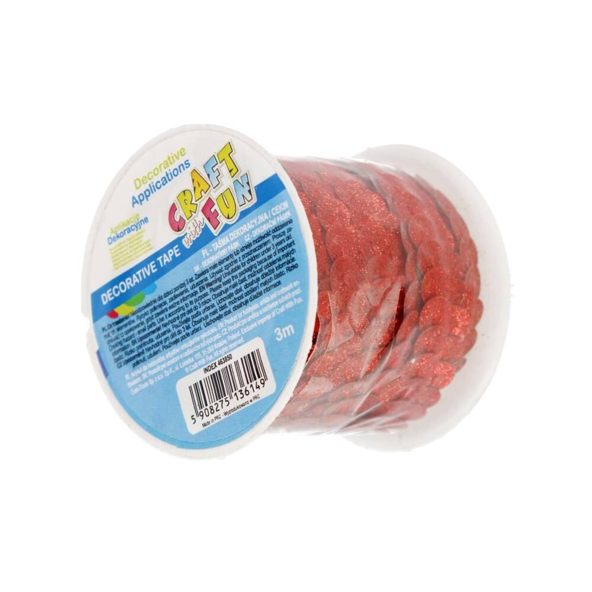 

Ozdoba dekoracyjna Cekiny mix kolorów szpulka CRAFT WITH FUN 463850