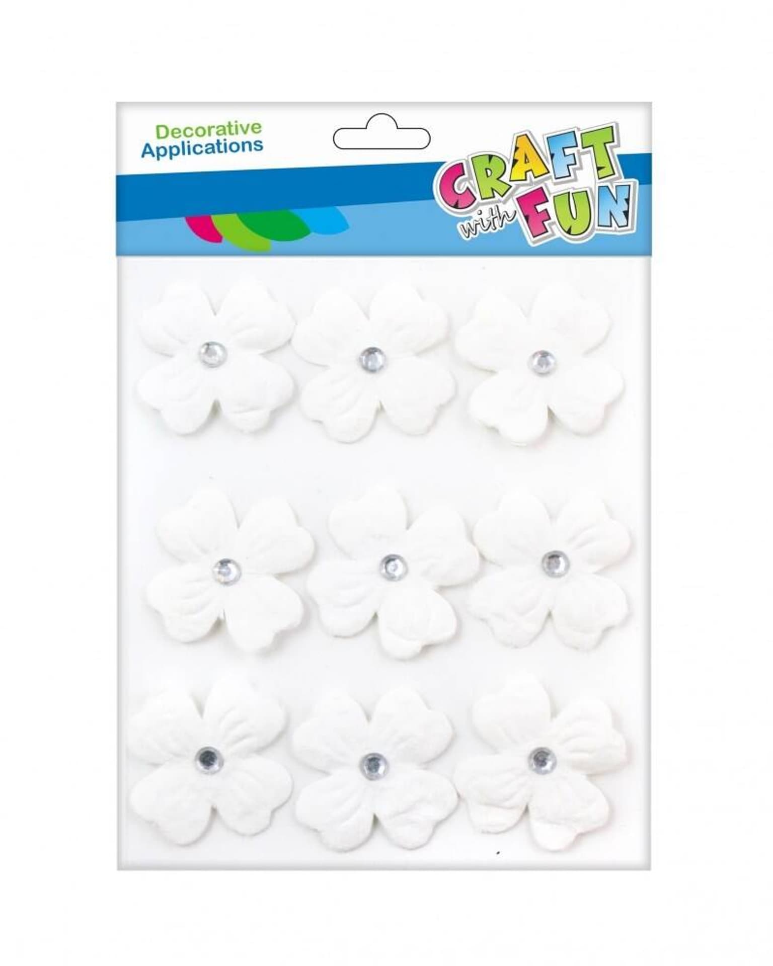 

Ozdoba dekoracyjna filcowa samoprzylepna Kwiaty CRAFT WITH FUN 463857