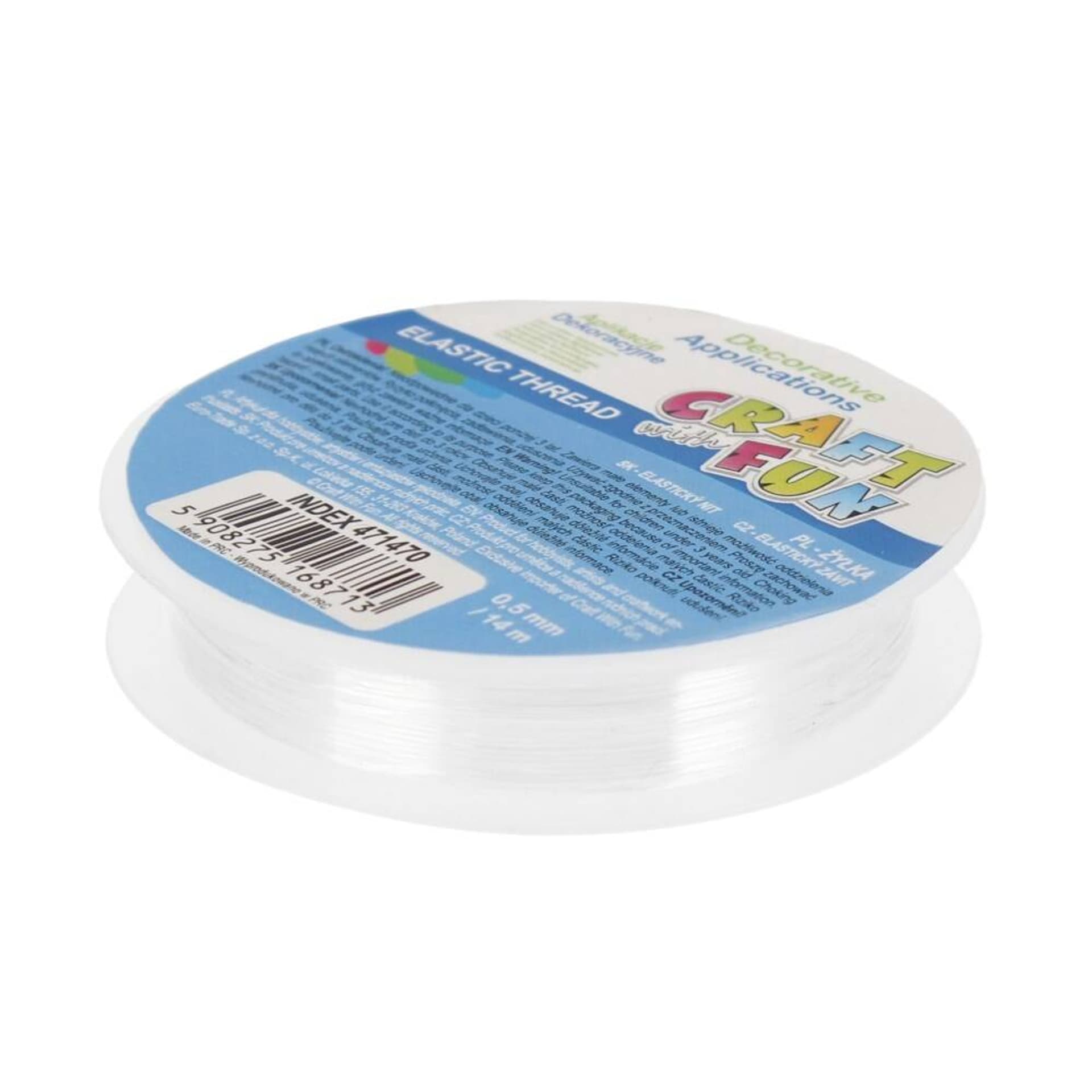 

Żyłka dekoracyjna biała CRAFT WITH FUN 471470