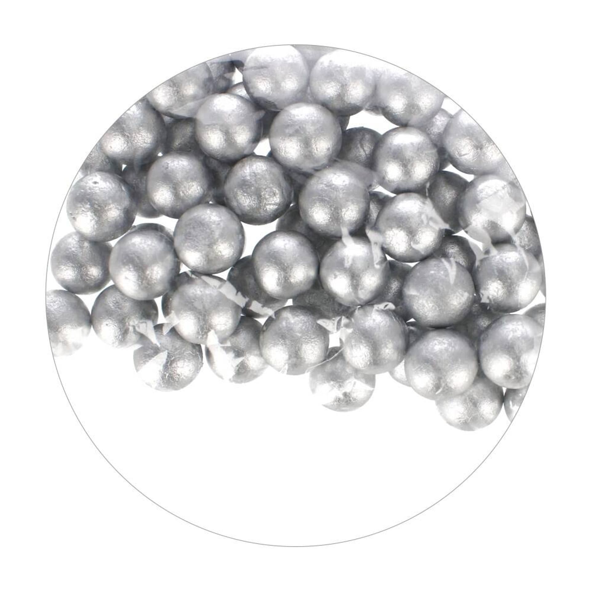 

Kulki styropianowe dekoracyjne srebrne 5g 1,5 cm CRAFT WITH FUN 501466