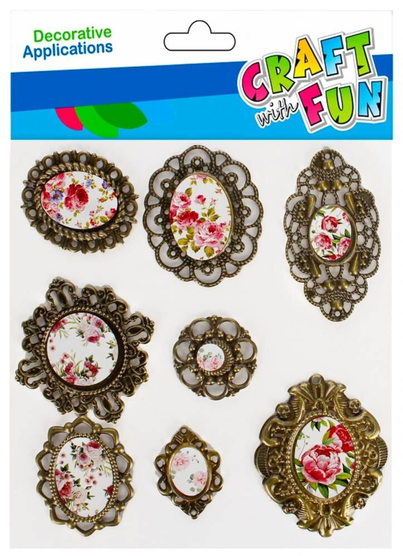 

Ozdoba dekoracyjna Metalowe Ramki 8 szt. CRAFT WITH FUN 501468