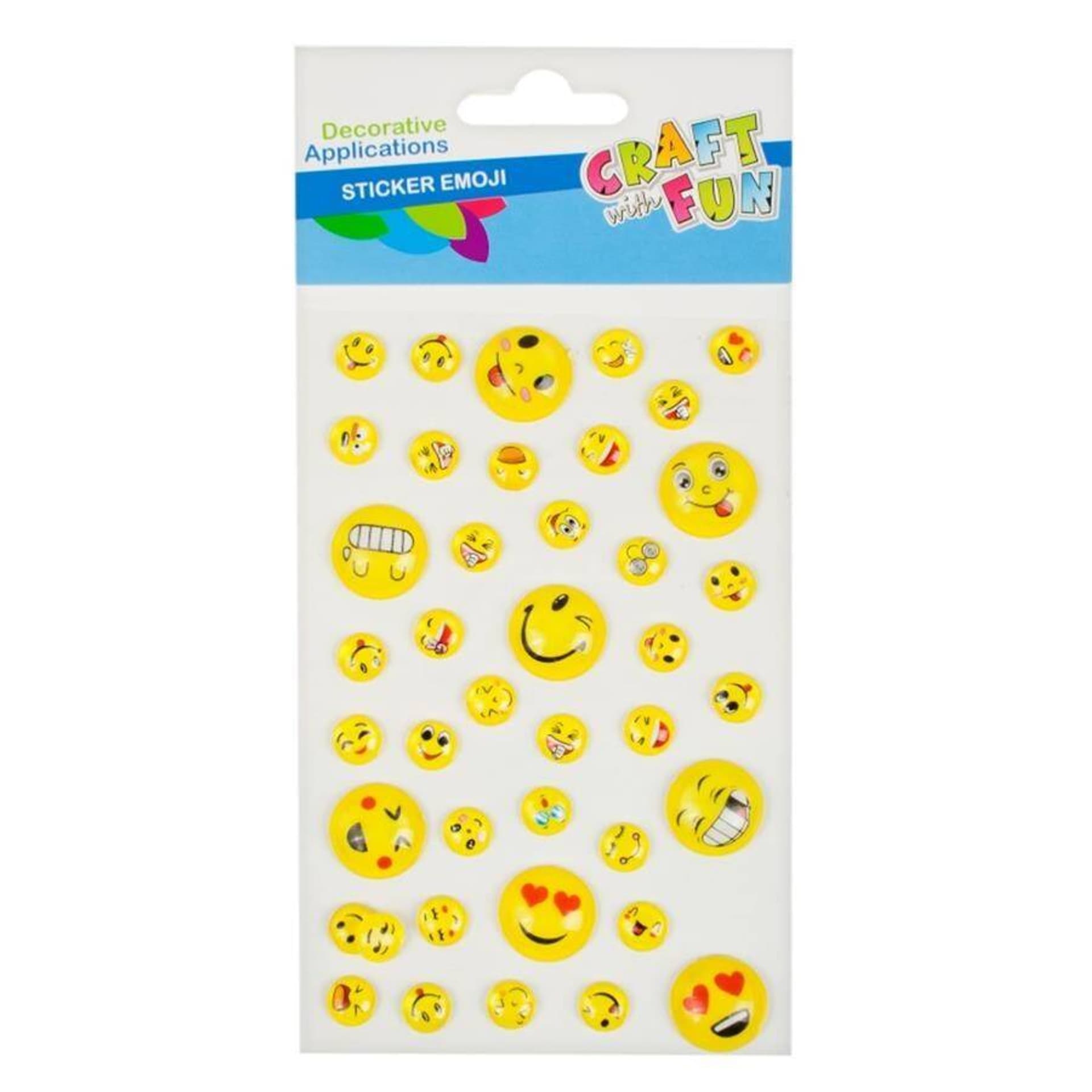 

Naklejki wypukłe Buźki CRAFT WITH FUN 428864