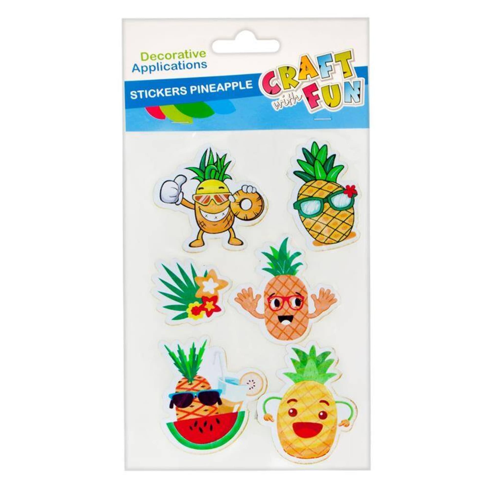 

Ozdoba dekoracyjna samoprzylepna Eva Ananasy CRAFT WITH FUN 439346