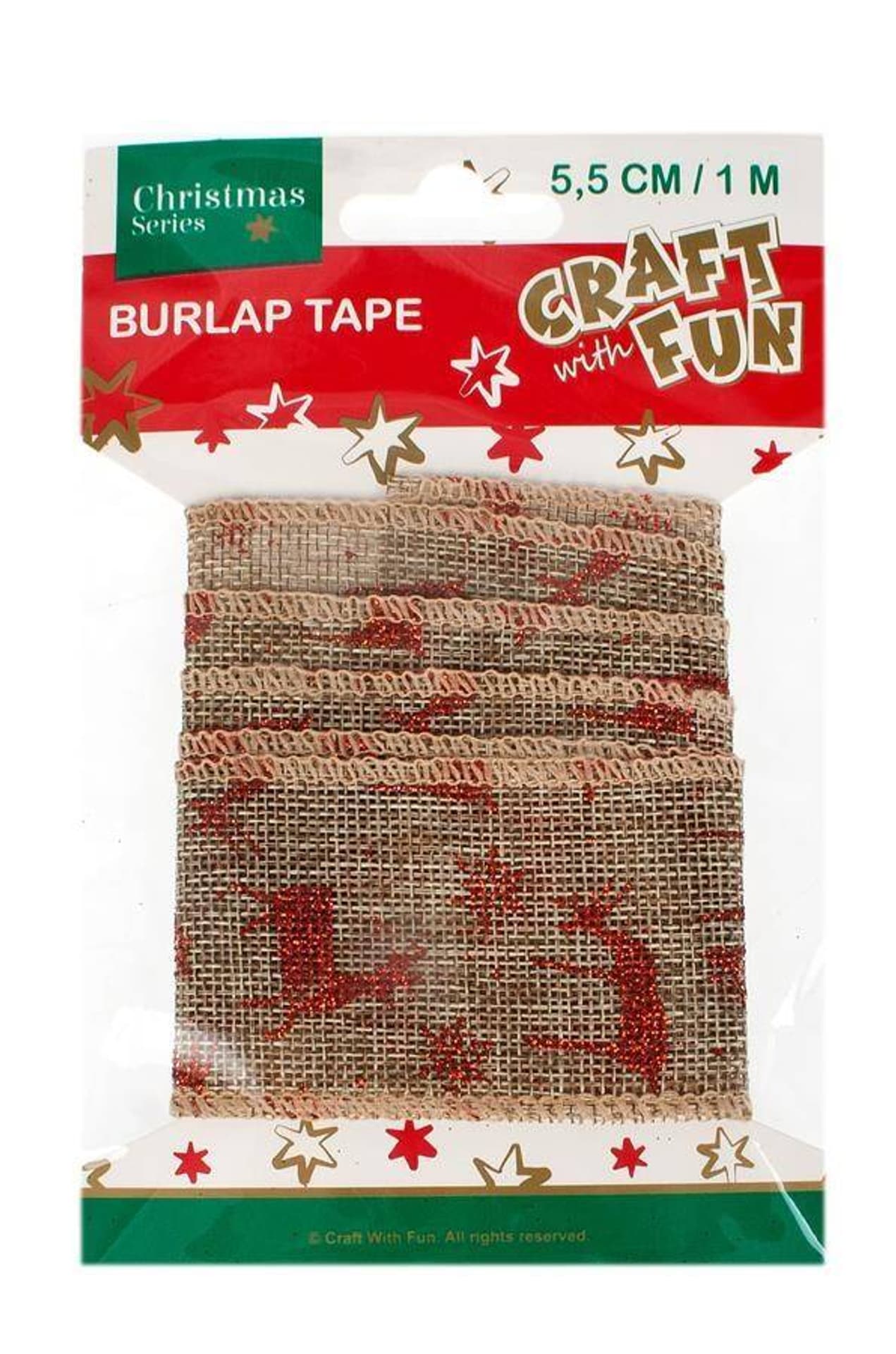 

Ozdobna taśma parciana CRAFT WITH FUN 414074